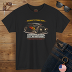 Chrome Fire Attitude Hot Rod Tee | Classic Car Gift Shirt