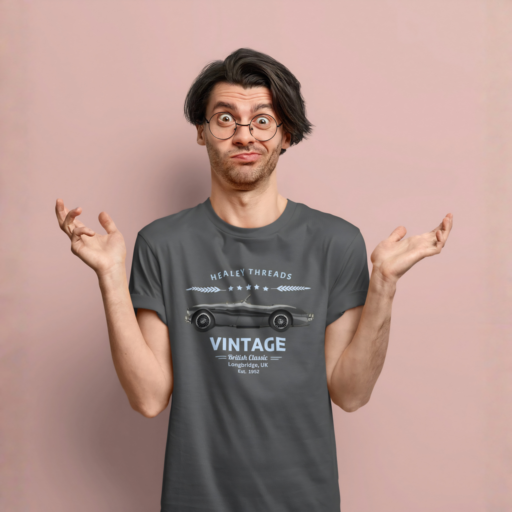 Vintage British Classic Tee | Roadster Badge Gift Shirt