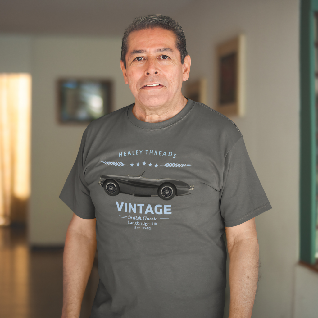 Vintage British Classic Tee | Roadster Badge Gift Shirt
