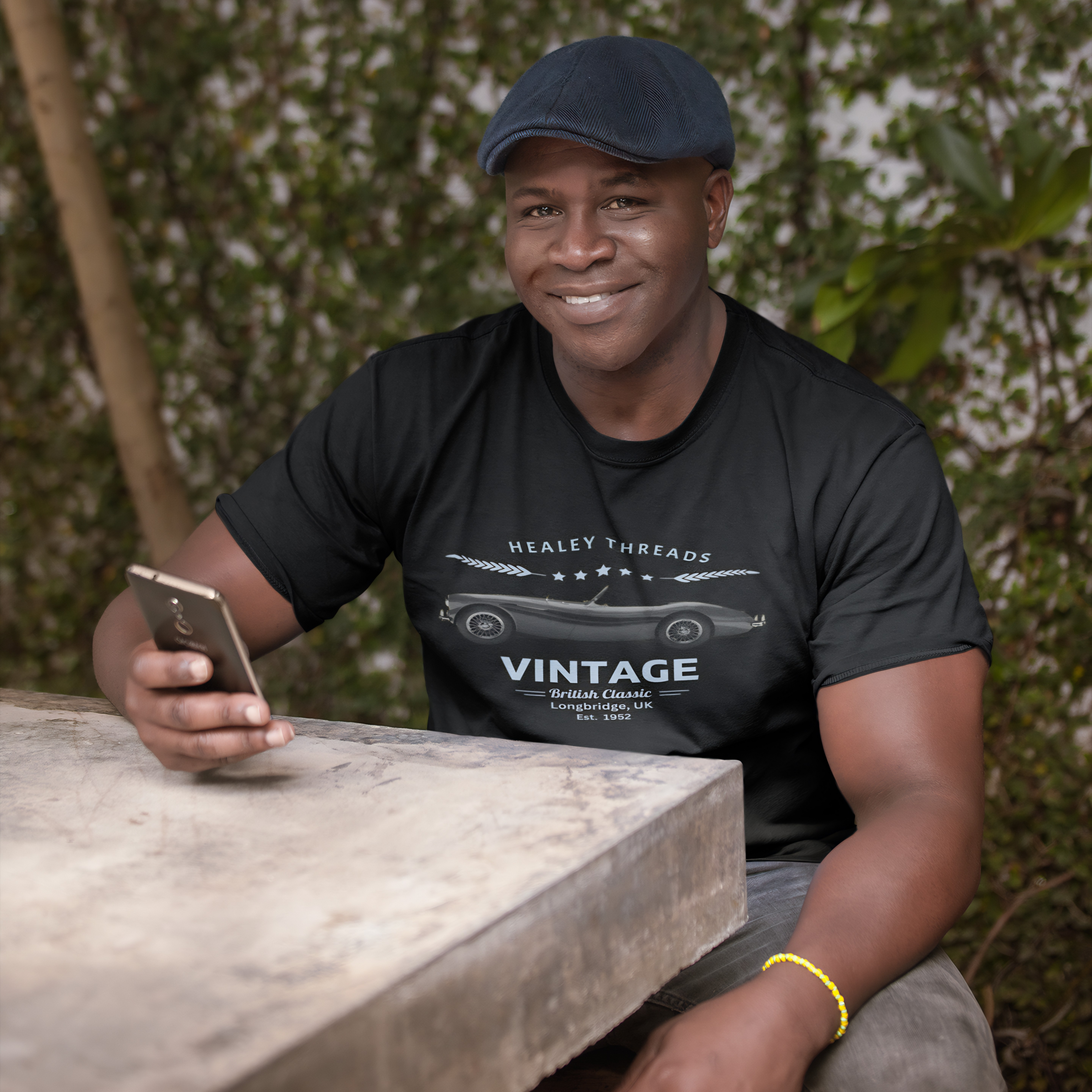Vintage British Classic Tee | Roadster Badge Gift Shirt