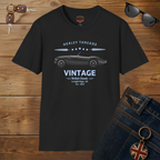 Vintage British Classic Tee | Roadster Badge Gift Shirt
