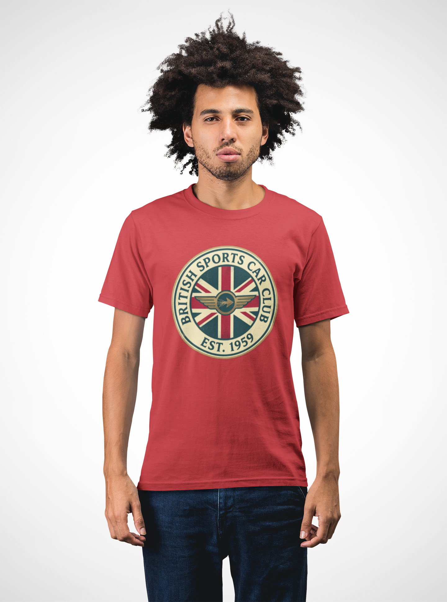 British Sports Car Club Tee | Vintage Badge Gift Shirt