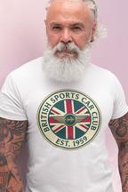 British Sports Car Club Tee | Vintage Badge Gift Shirt
