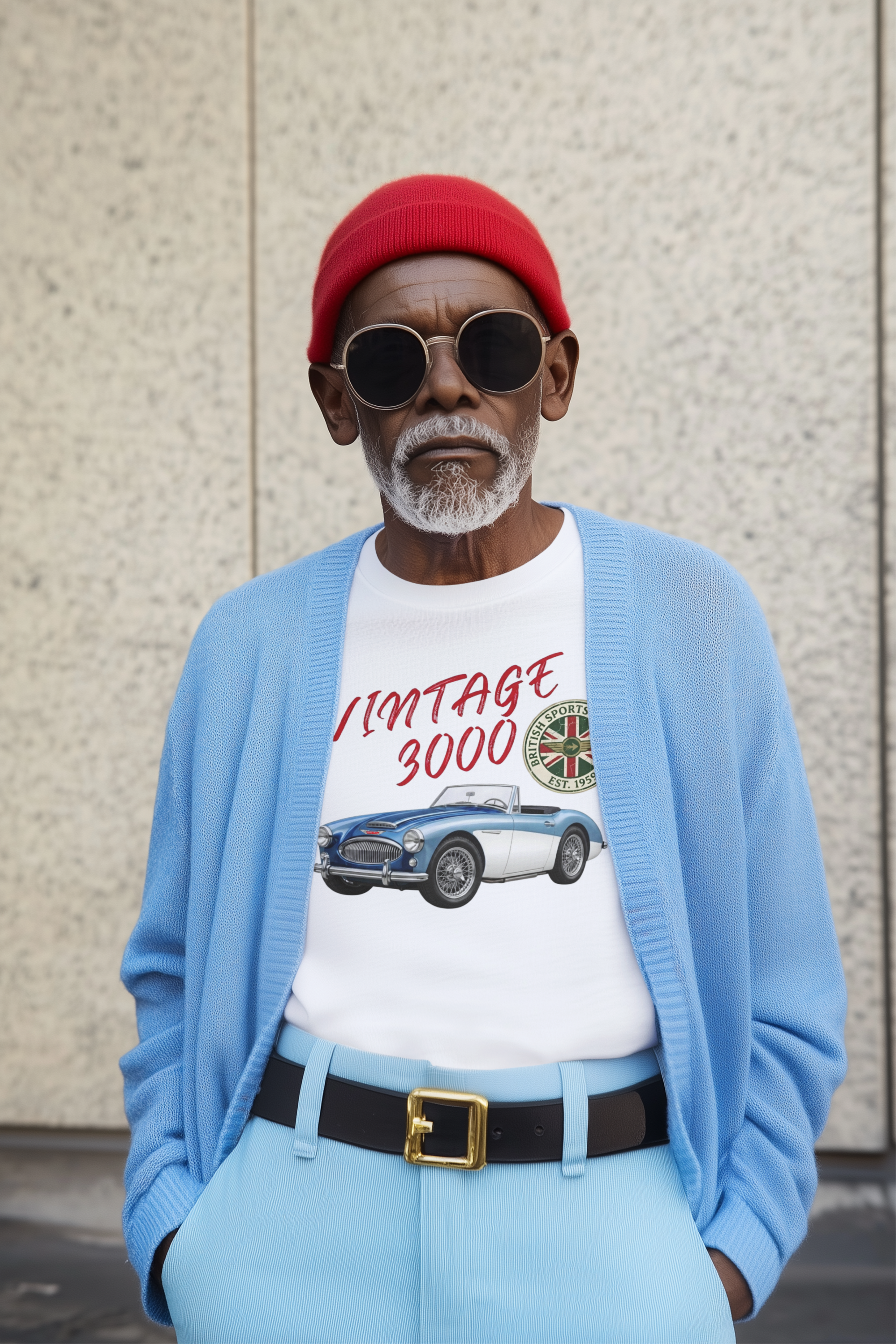 Vintage Roadster Club Tee | Classic British Sports Car Gift