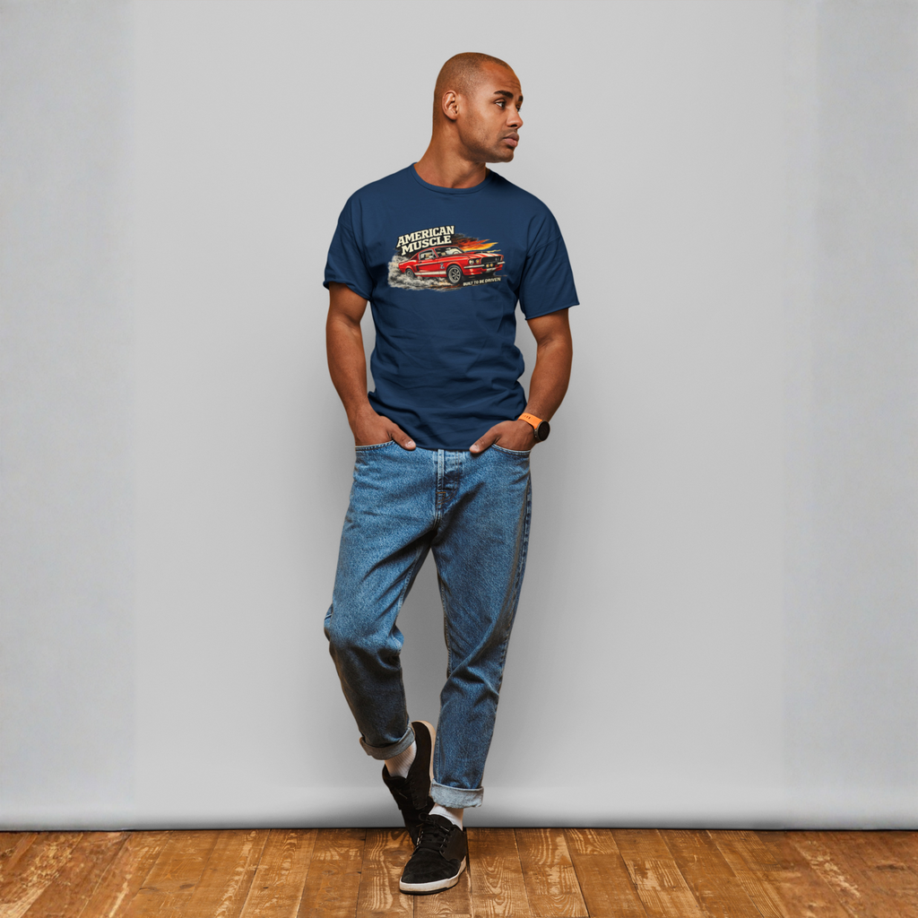 American Muscle Built to Be Driven Tee | Classic Car Gift Shirt