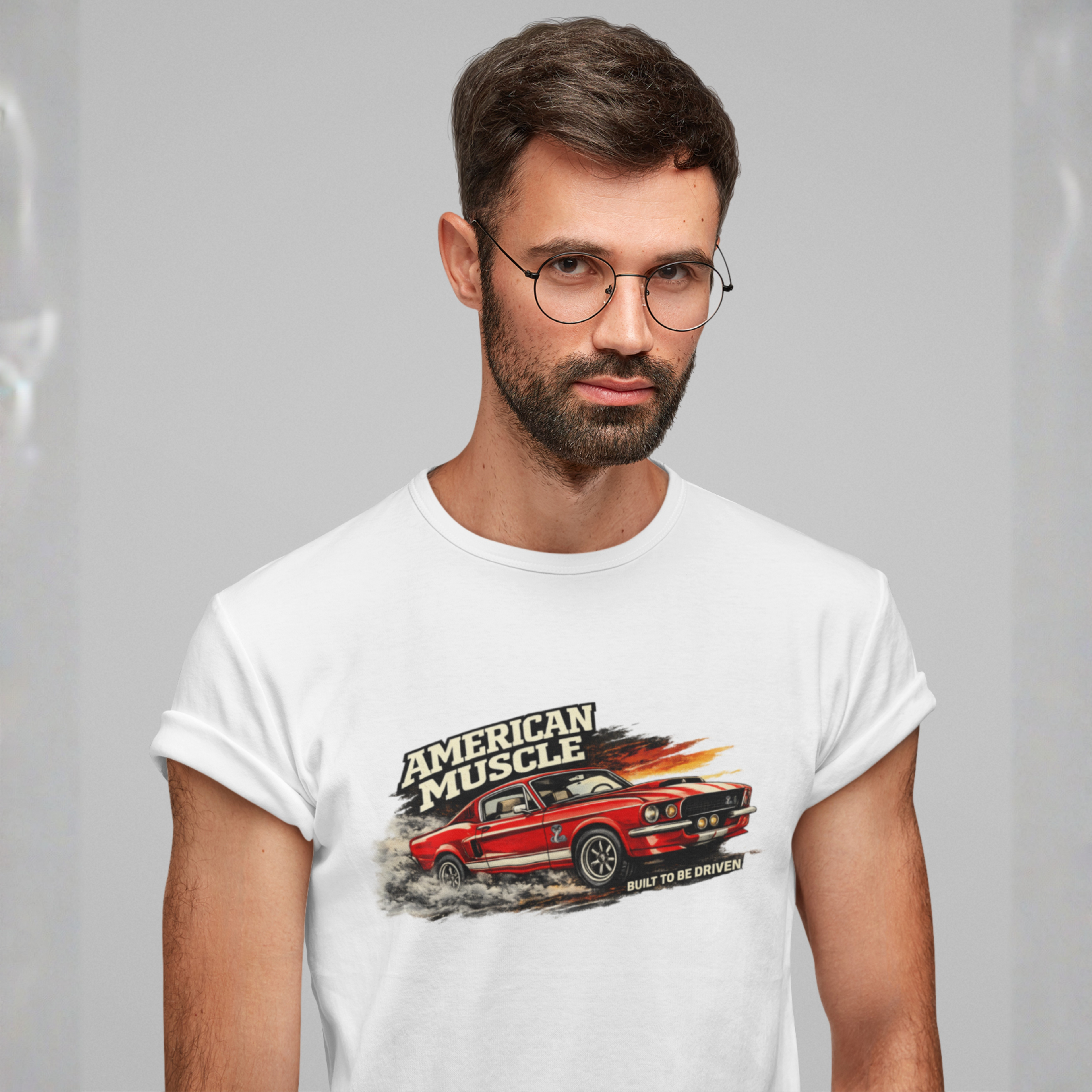 American Muscle Built to Be Driven Tee | Classic Car Gift Shirt