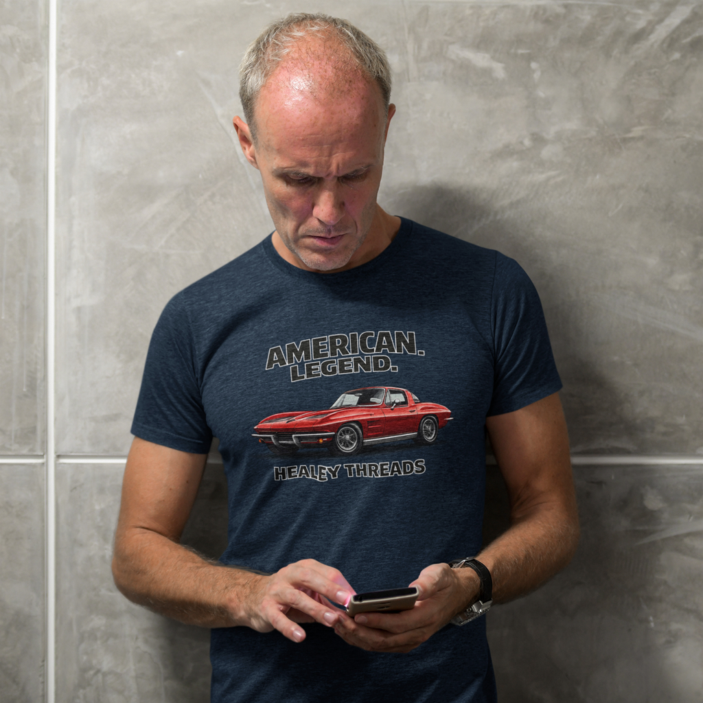 American Legend Classic Sports Car Tee | Retro Car Gift Shirt