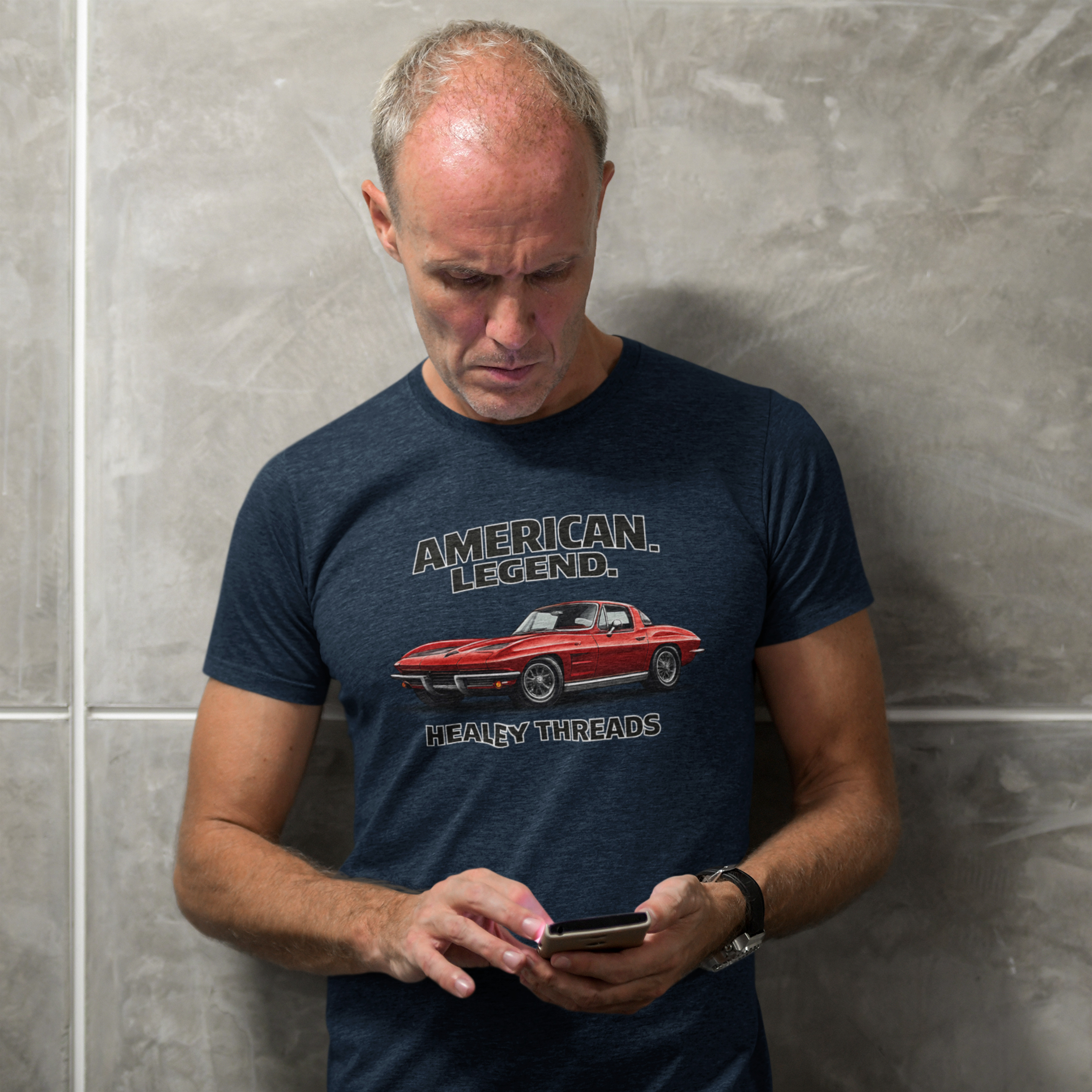 American Legend Classic Sports Car Tee | Retro Car Gift Shirt