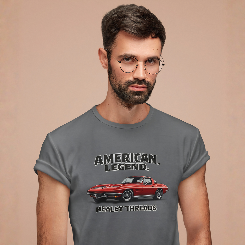 American Legend Classic Sports Car Tee | Retro Car Gift Shirt