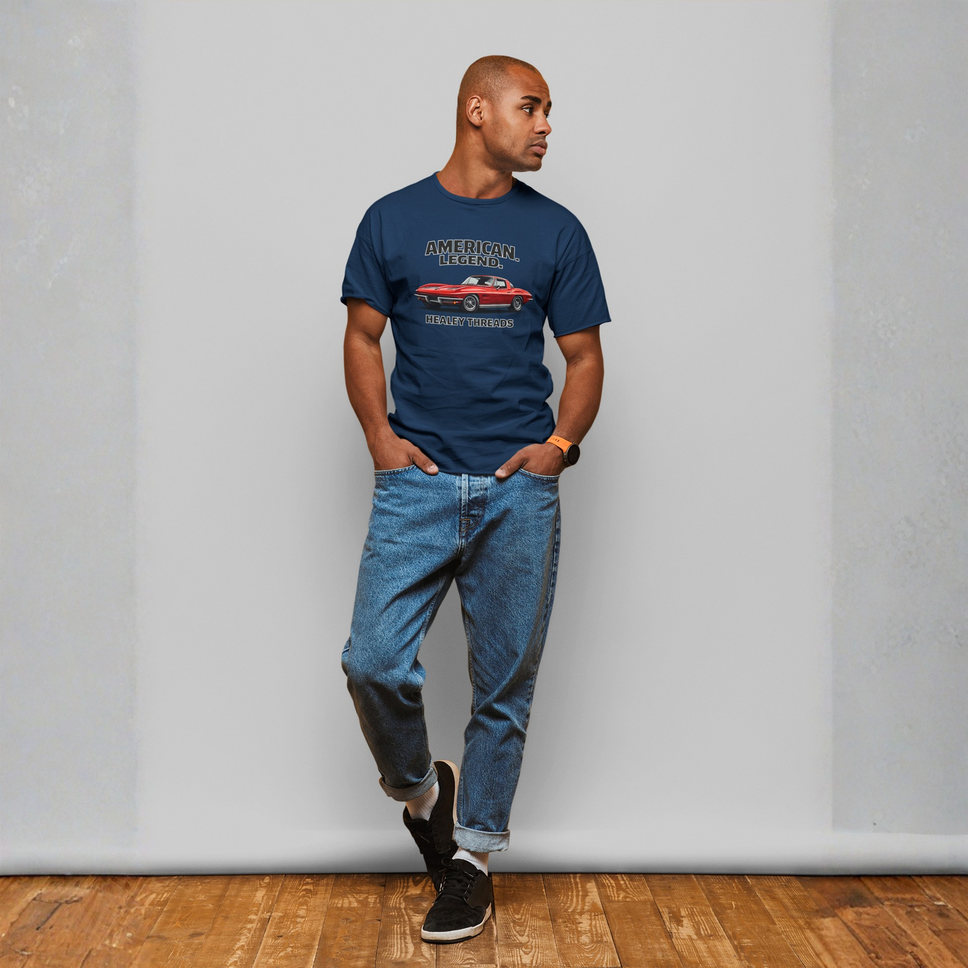 American Legend Classic Sports Car Tee | Retro Car Gift Shirt
