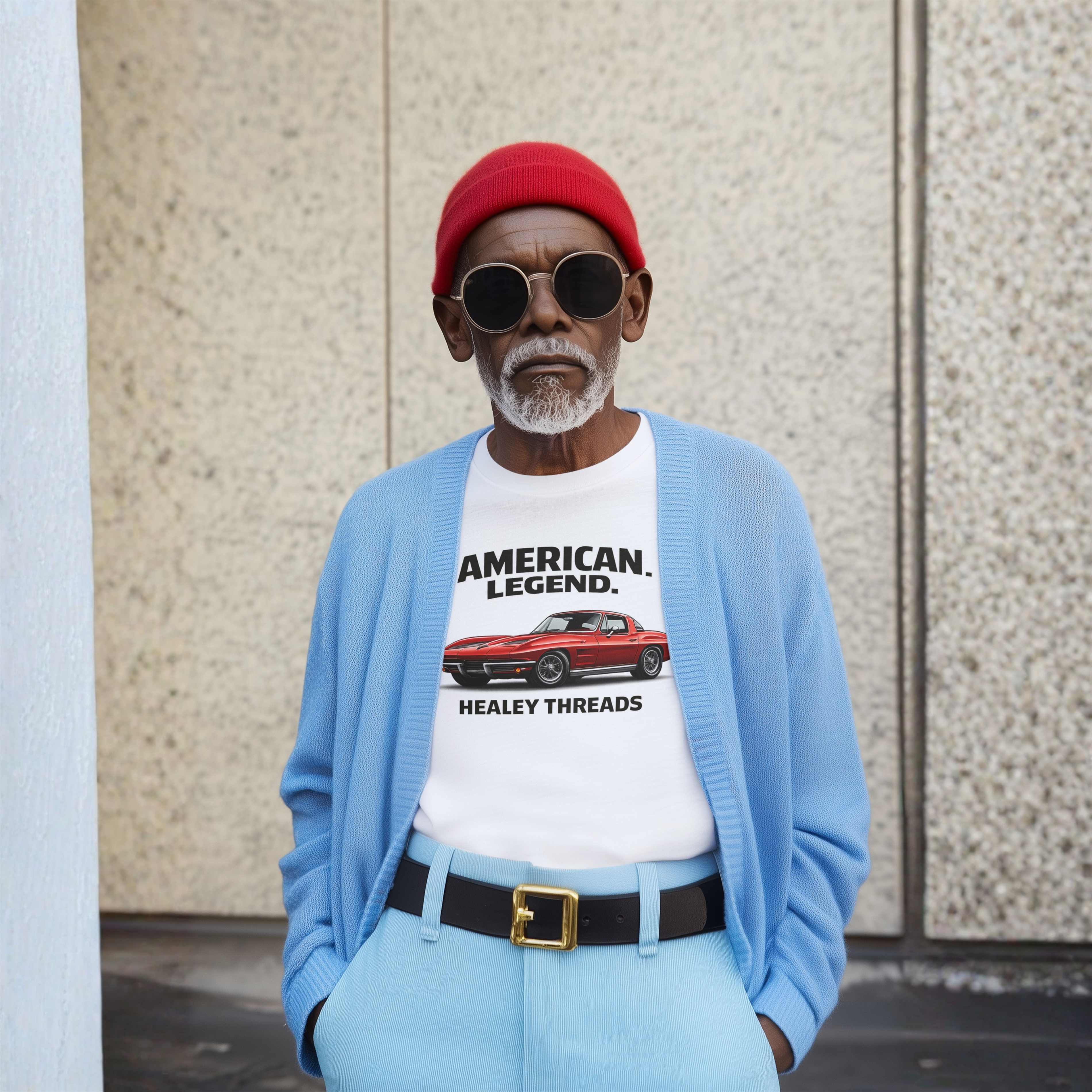 American Legend Classic Sports Car Tee | Retro Car Gift Shirt