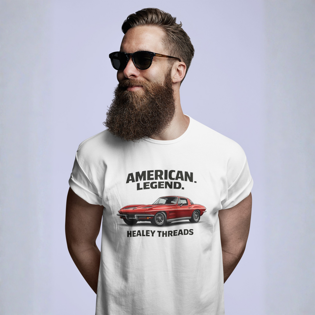 American Legend Classic Sports Car Tee | Retro Car Gift Shirt