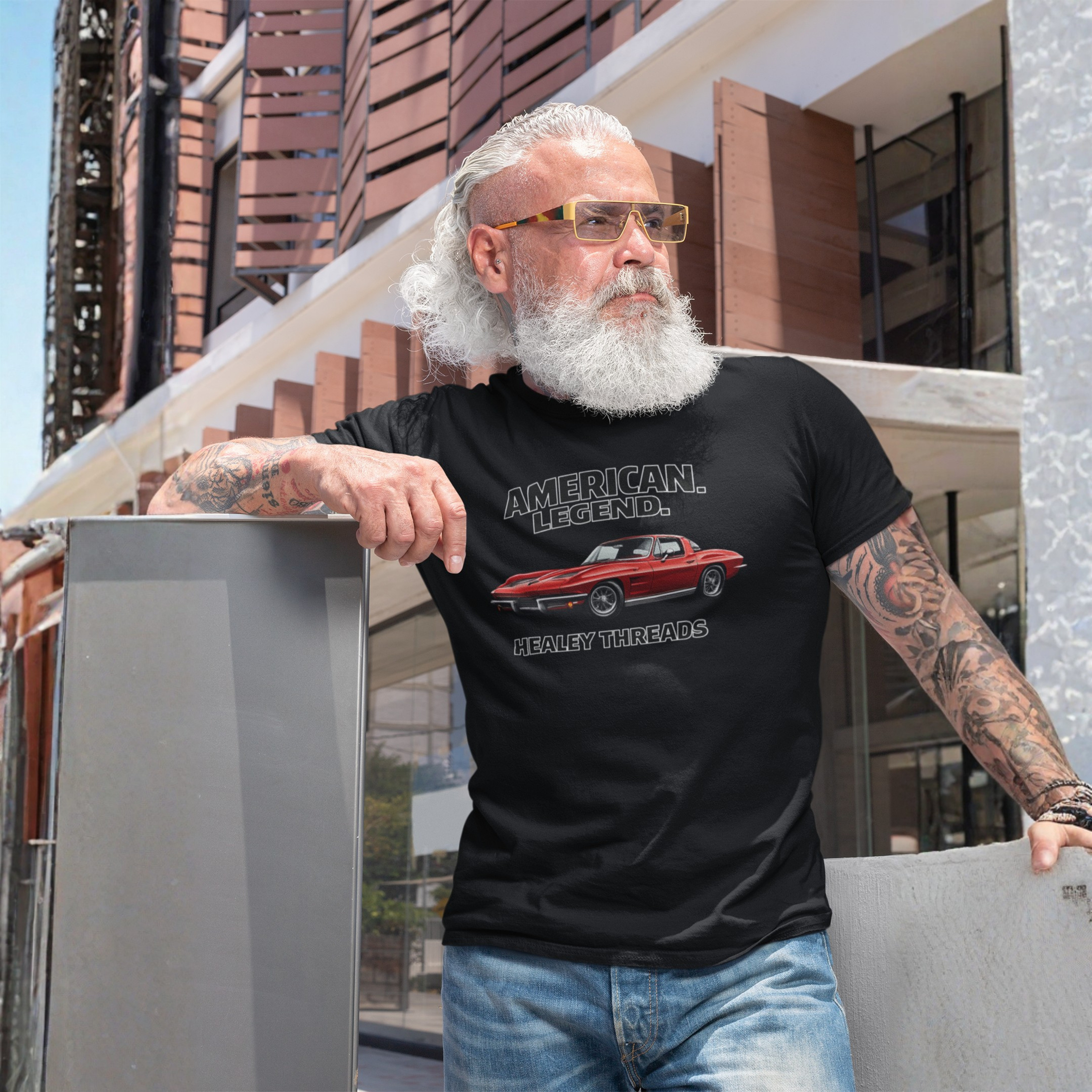 American Legend Classic Sports Car Tee | Retro Car Gift Shirt