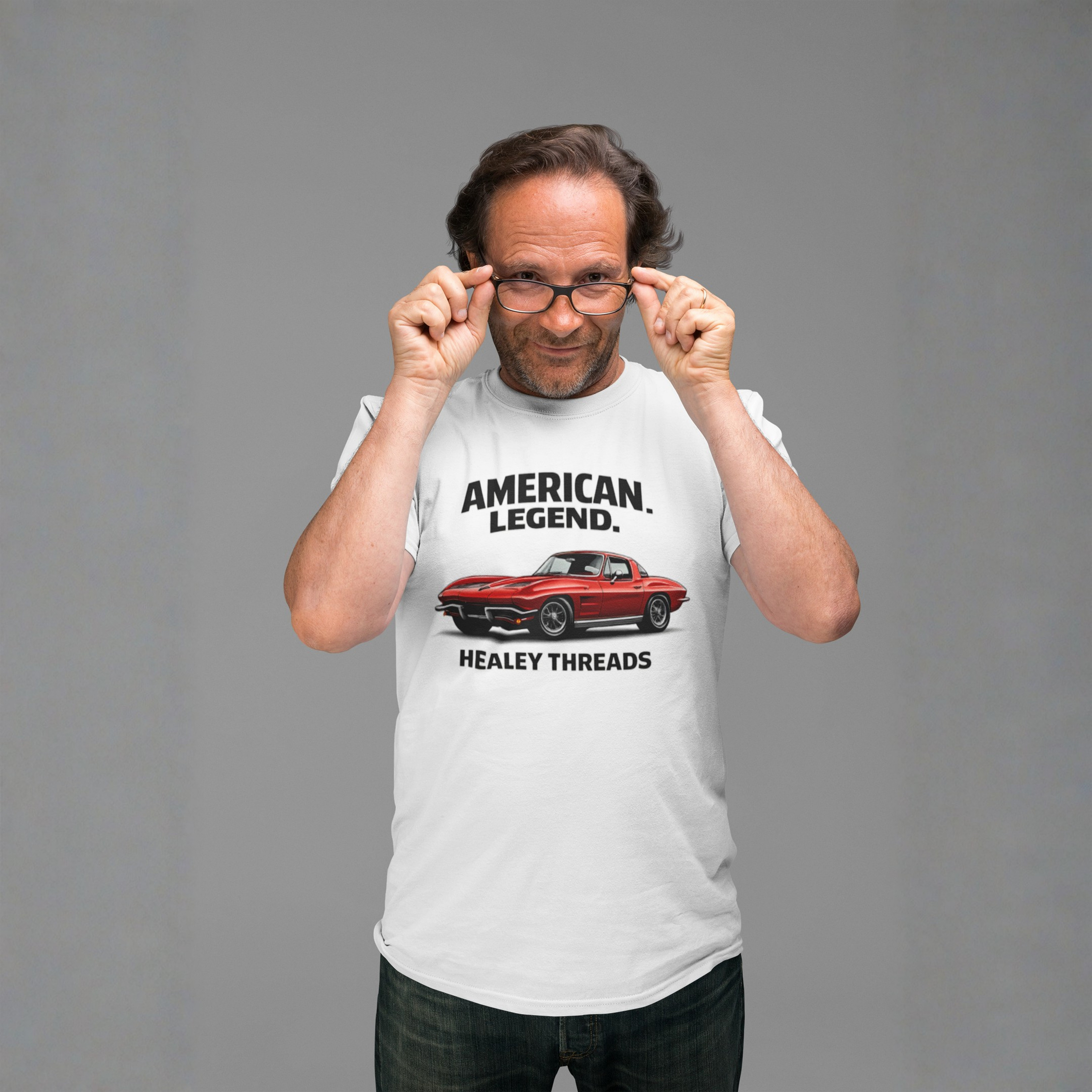 American Legend Classic Sports Car Tee | Retro Car Gift Shirt