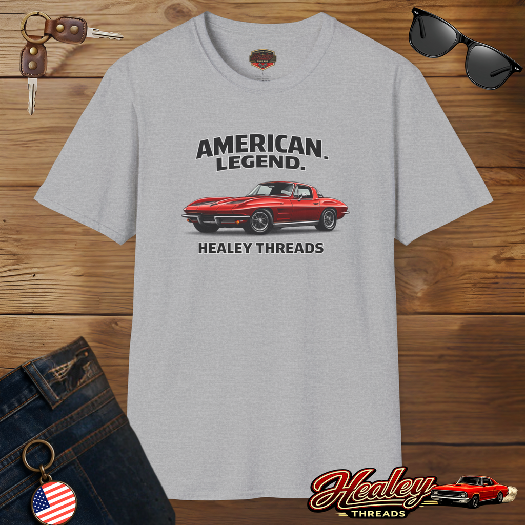 American Legend Classic Sports Car Tee | Retro Car Gift Shirt