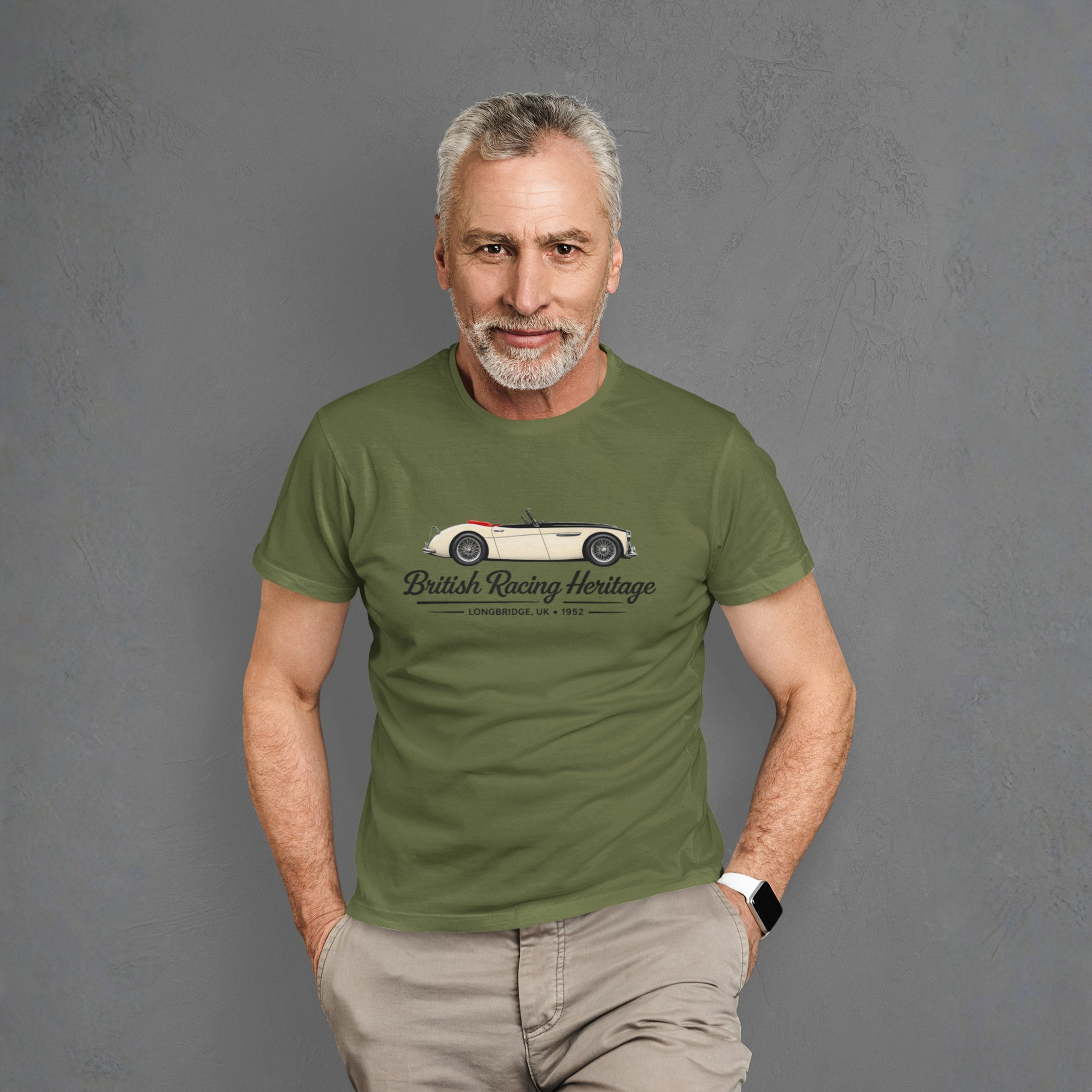 British Racing Heritage Tee | Vintage Roadster Gift Shirt