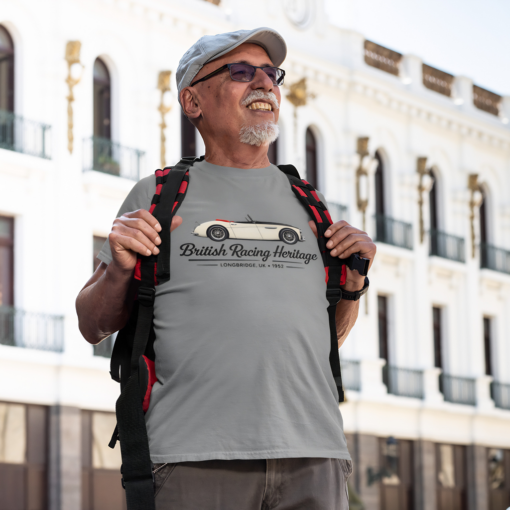 British Racing Heritage Tee | Vintage Roadster Gift Shirt