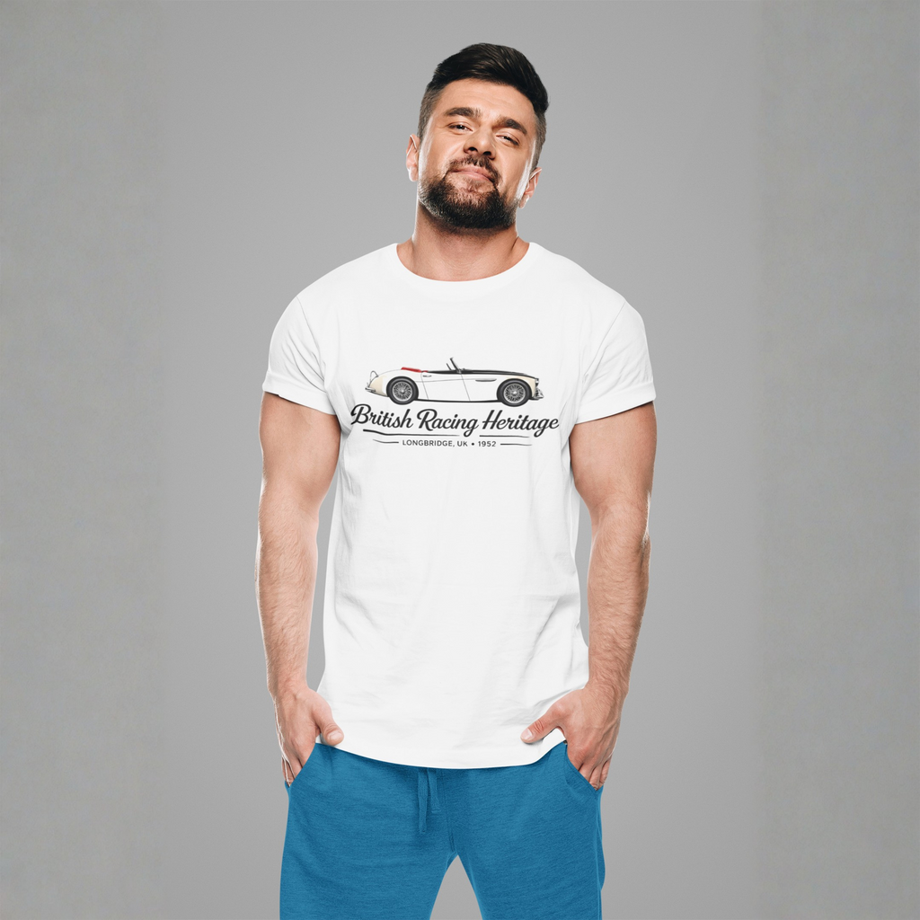 British Racing Heritage Tee | Vintage Roadster Gift Shirt