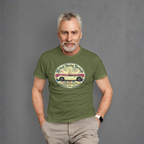 British Racing Heritage Badge Tee | Vintage Roadster Gift