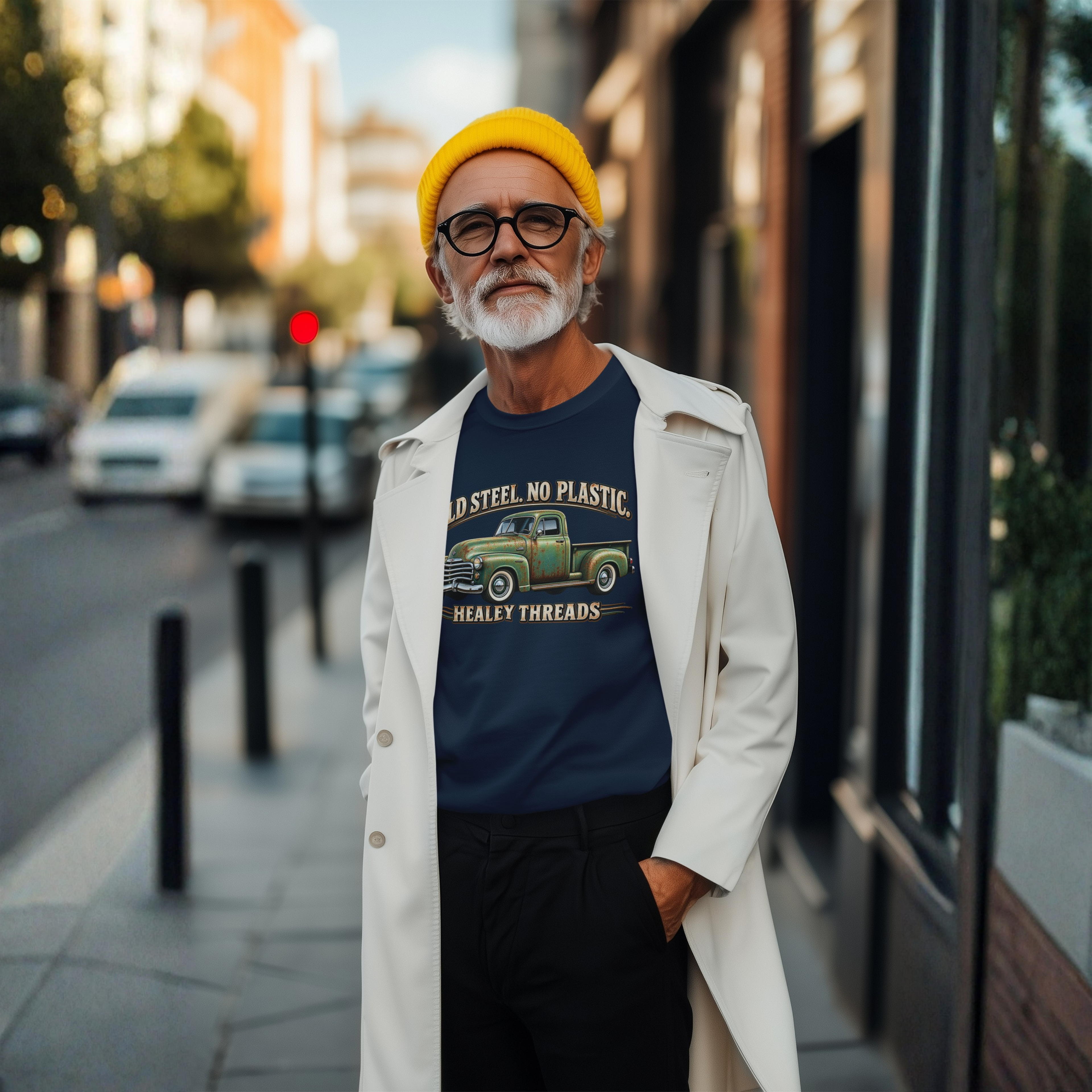 Old Steel No Plastic Truck Tee | Classic Pickup Gift Shirt