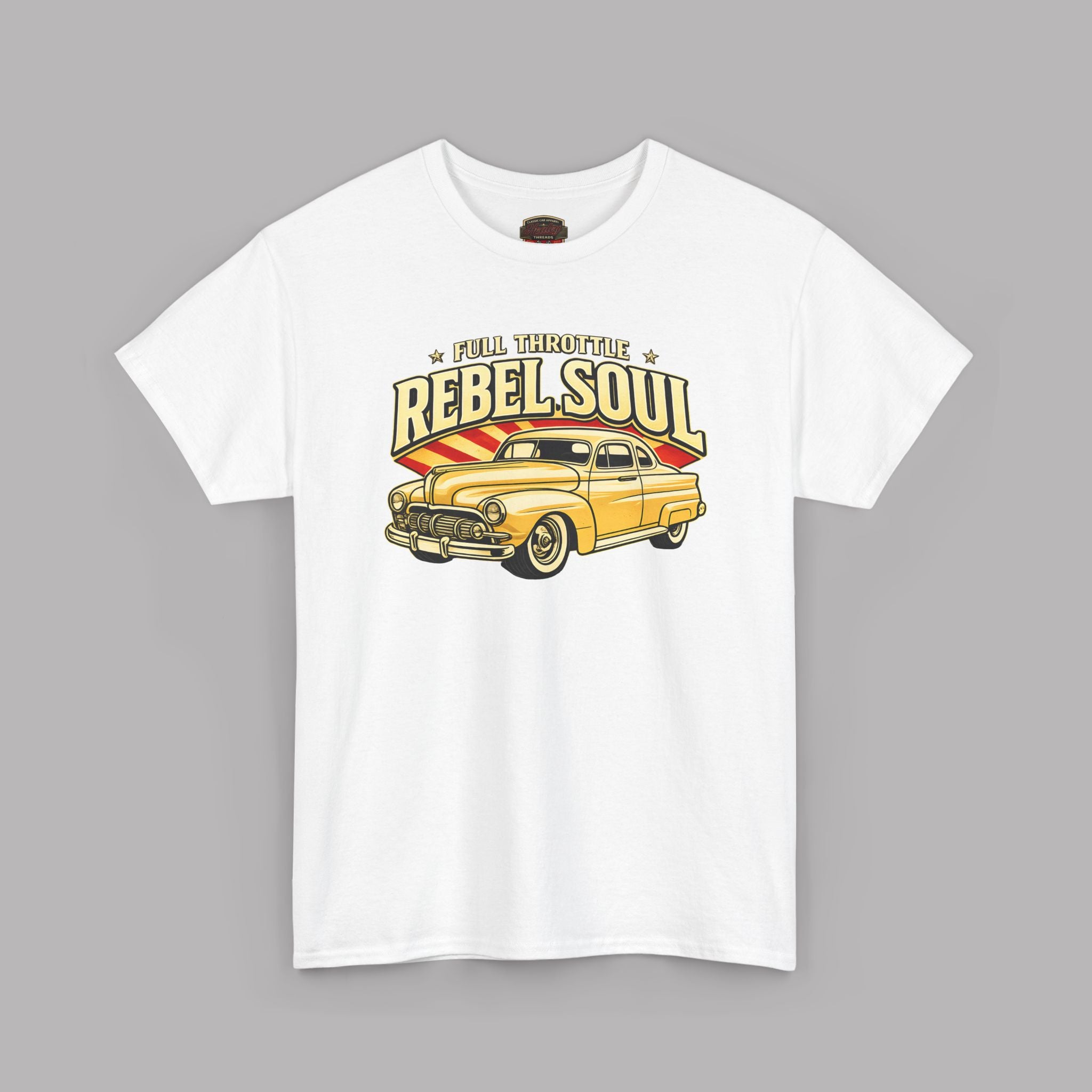 Rebel Soul Vintage Car Tee | Retro Road Trip Classic Shirt