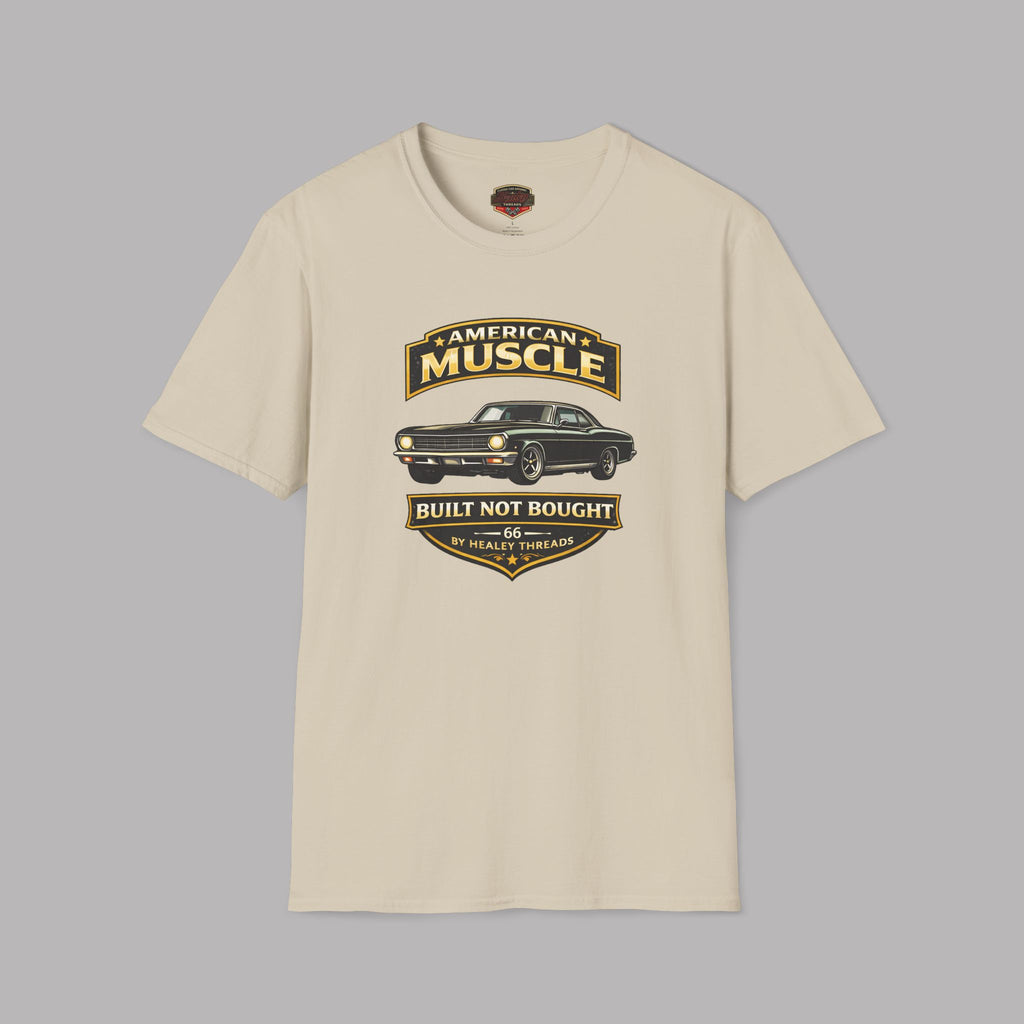 Built Not Bought American Muscle Tee | Classic Car T-Shirt