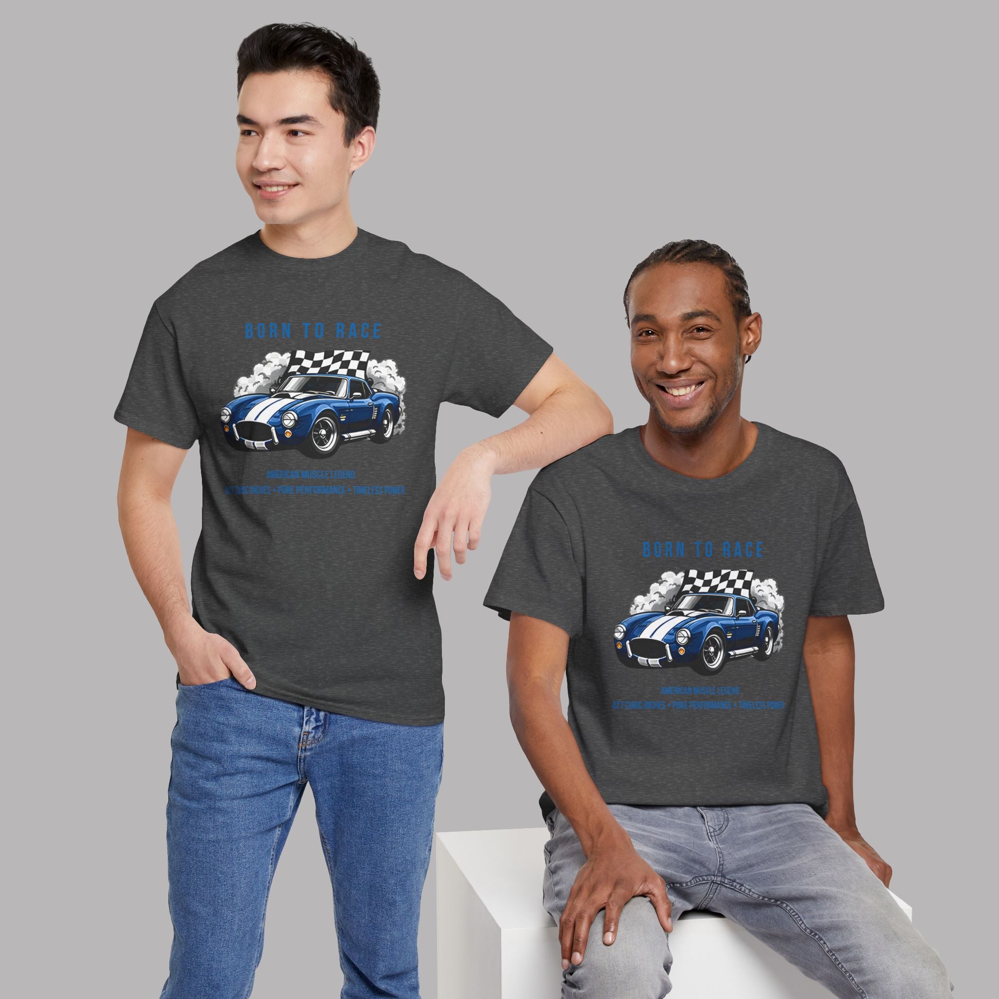 Born to Race T-Shirt – Vintage Muscle Car Graphic Tee