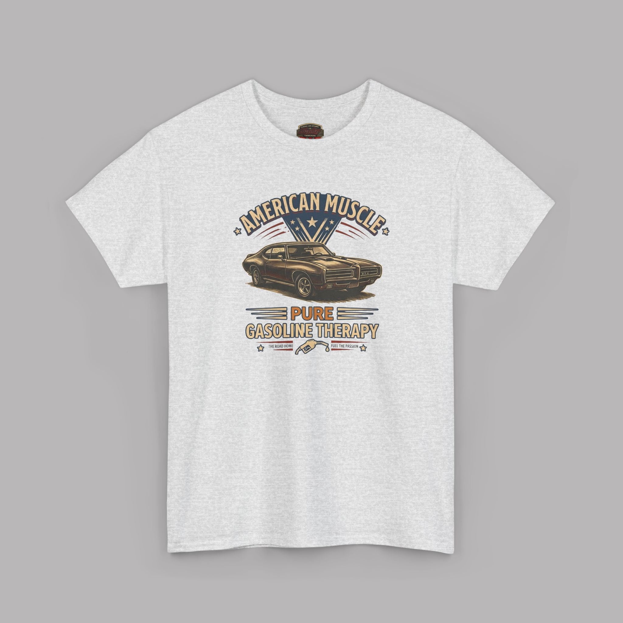 American Muscle Car T-Shirt - Pure Gasoline Therapy Tee