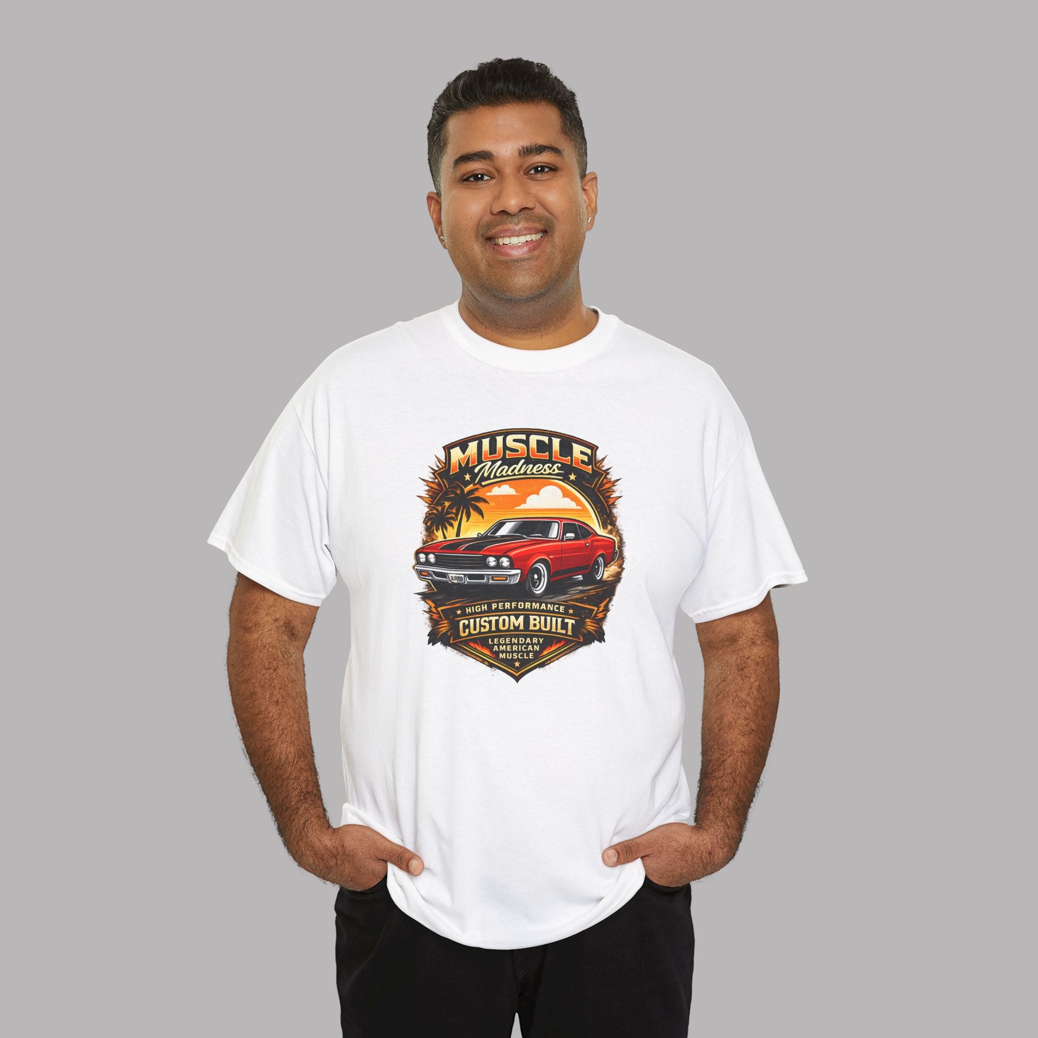 Muscle Madness Tee | Custom Built American Muscle Car T-Shirt