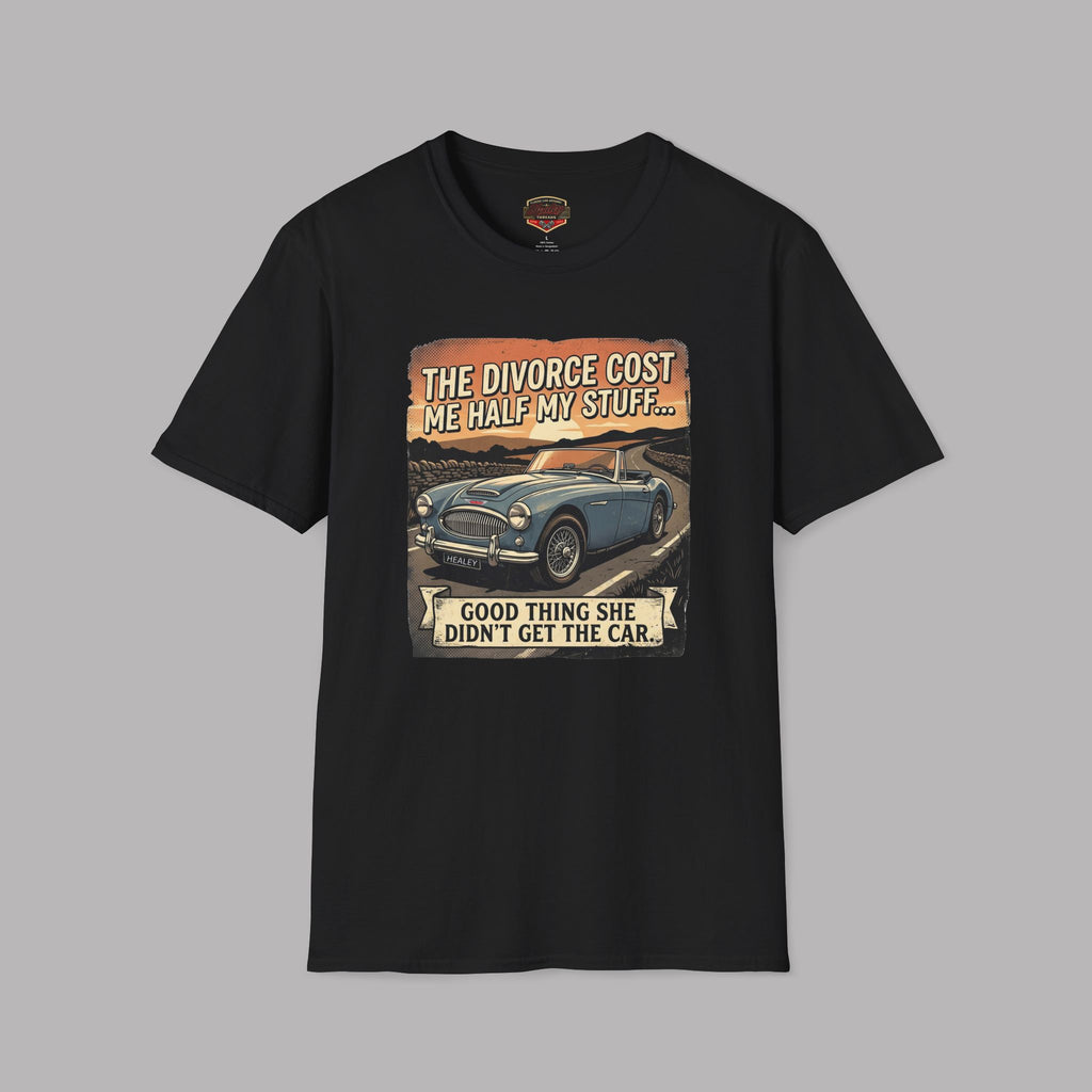 Divorce Car T-Shirt - Funny Classic Car Graphic Tee