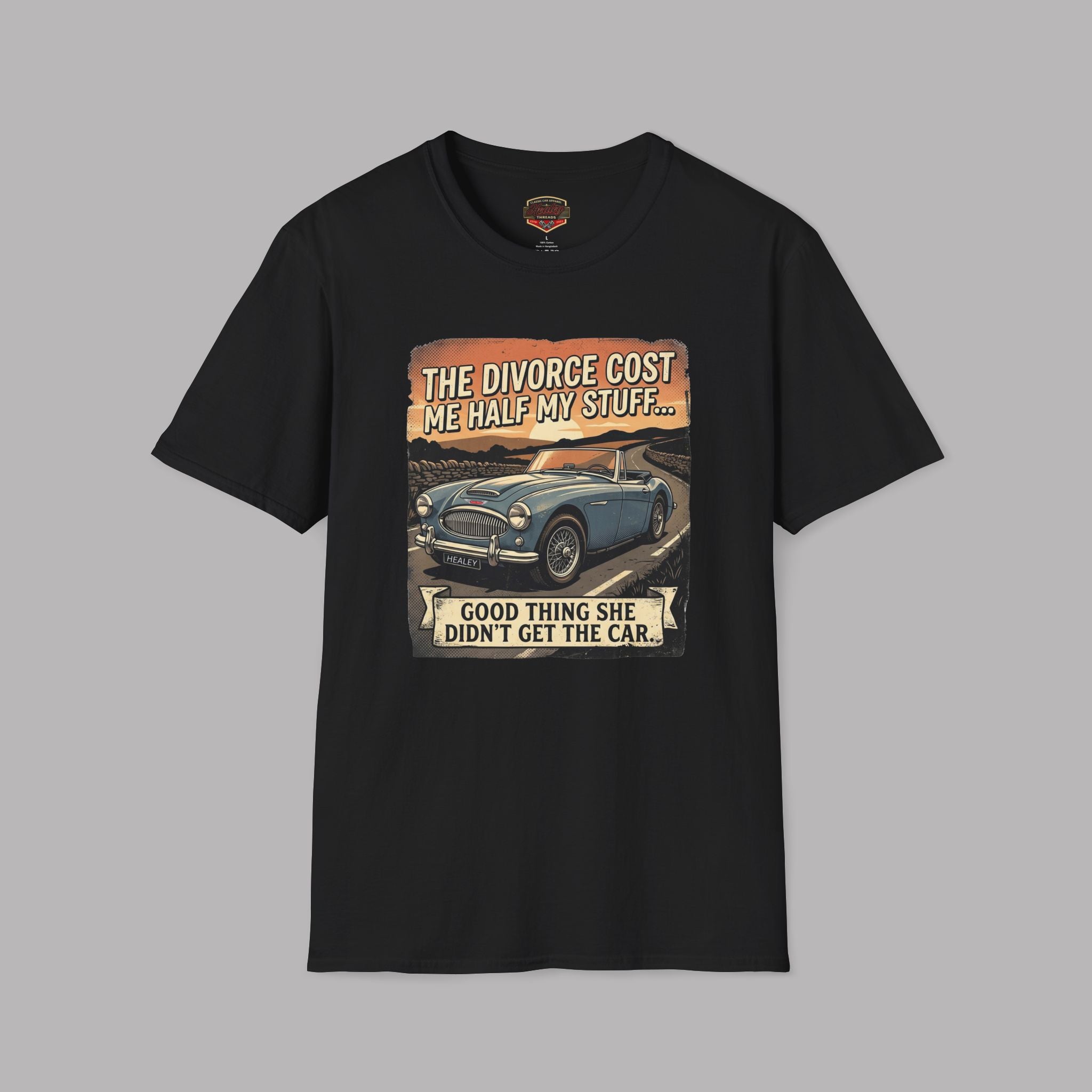 Divorce Car T-Shirt - Funny Classic Car Graphic Tee