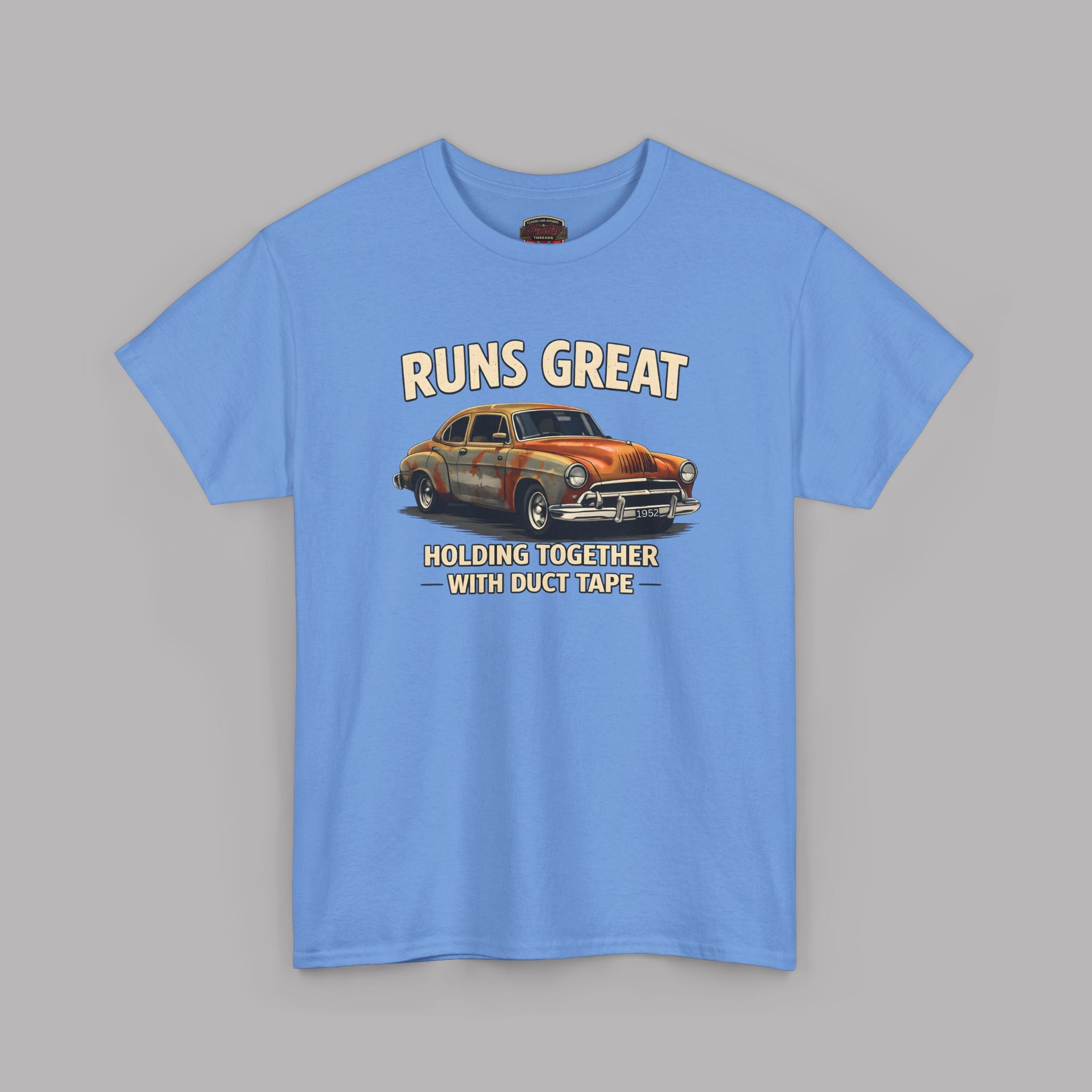 Funny Classic Car T-Shirt – Runs Great Tee