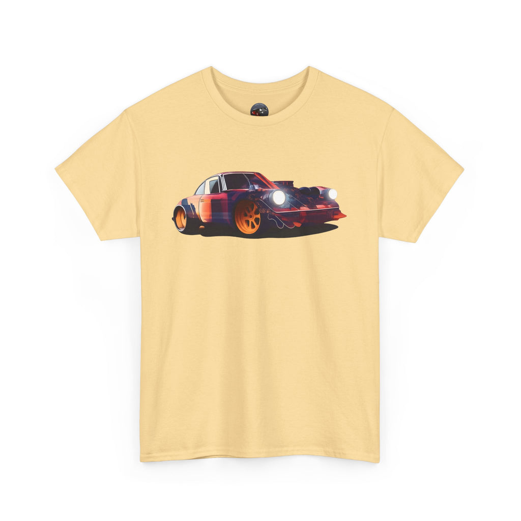 Abstract 3D Sports Car T-Shirt - Cool Automotive Art Design