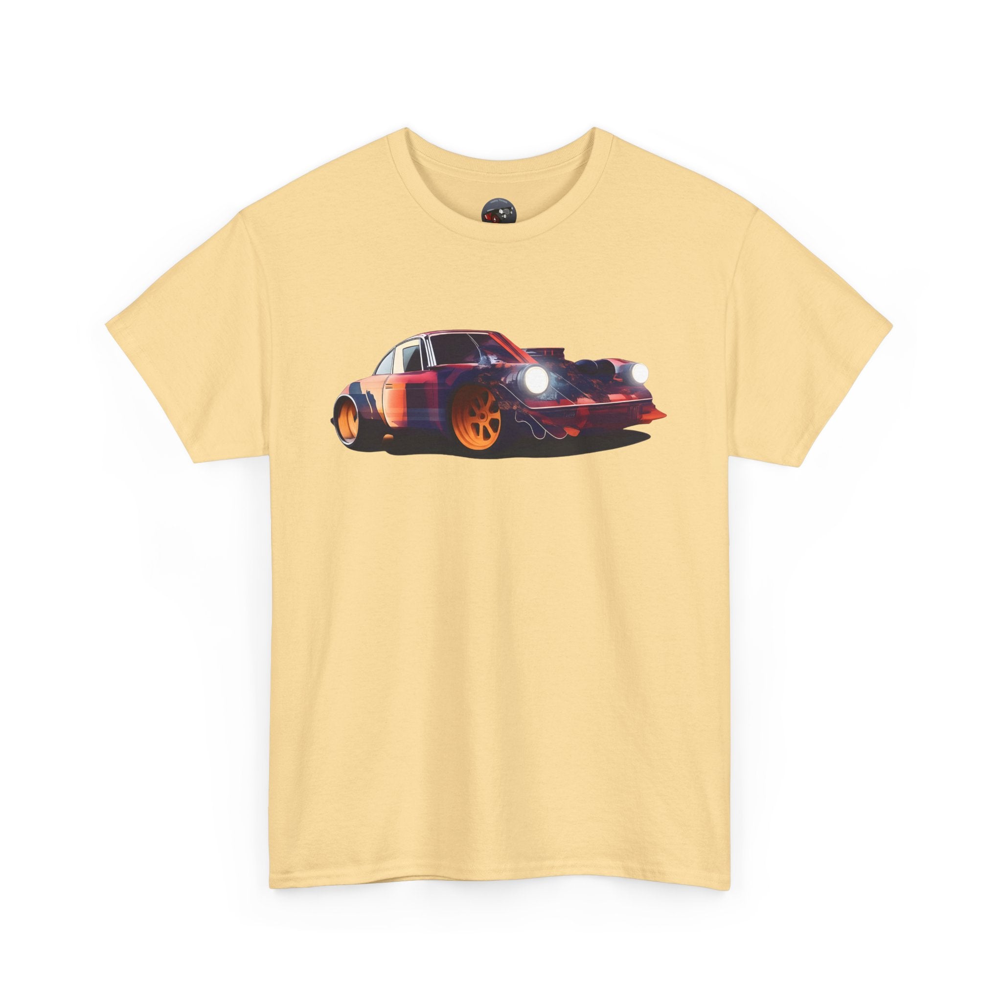 Abstract 3D Sports Car T-Shirt - Cool Automotive Art Design