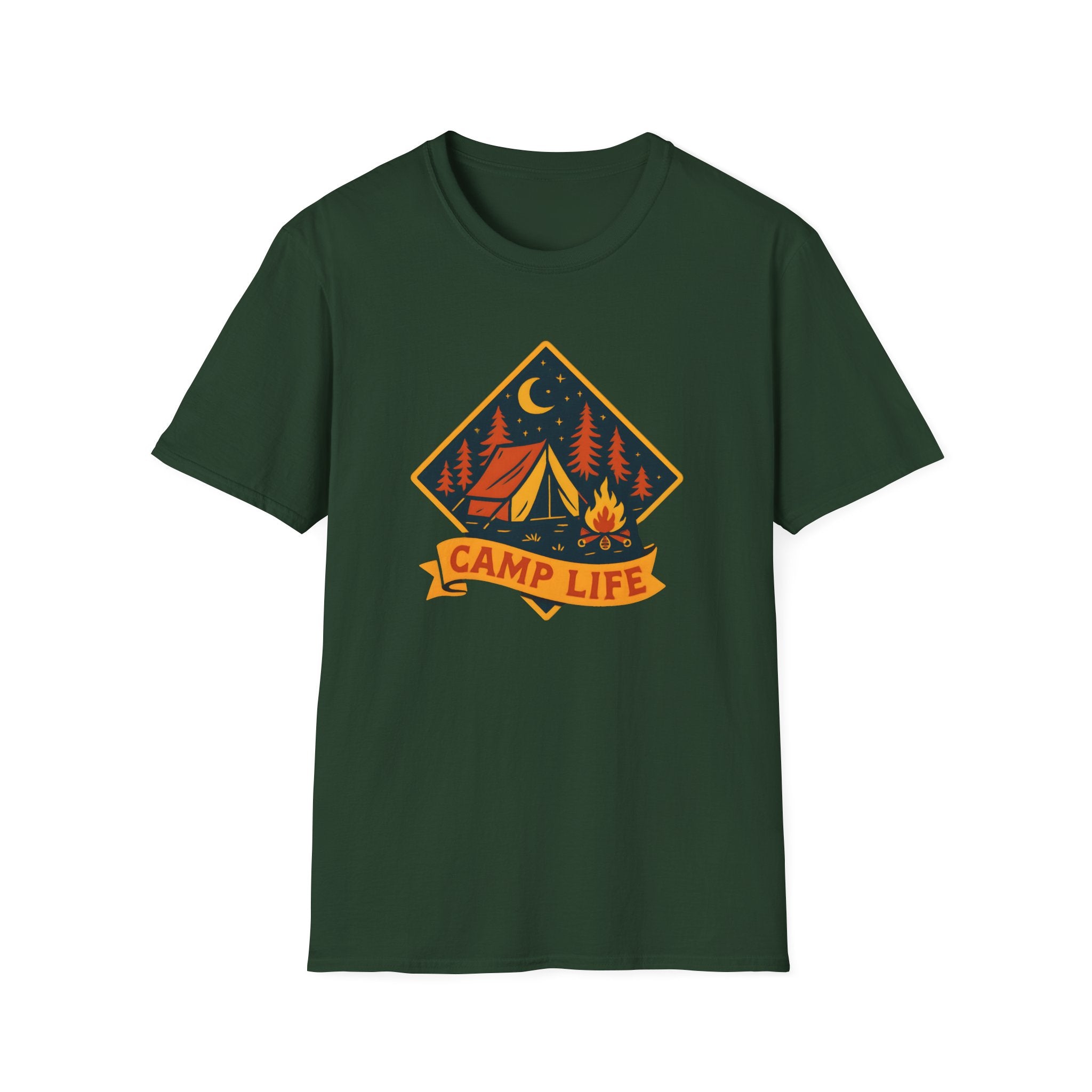 Camping Night Campfire T-Shirt