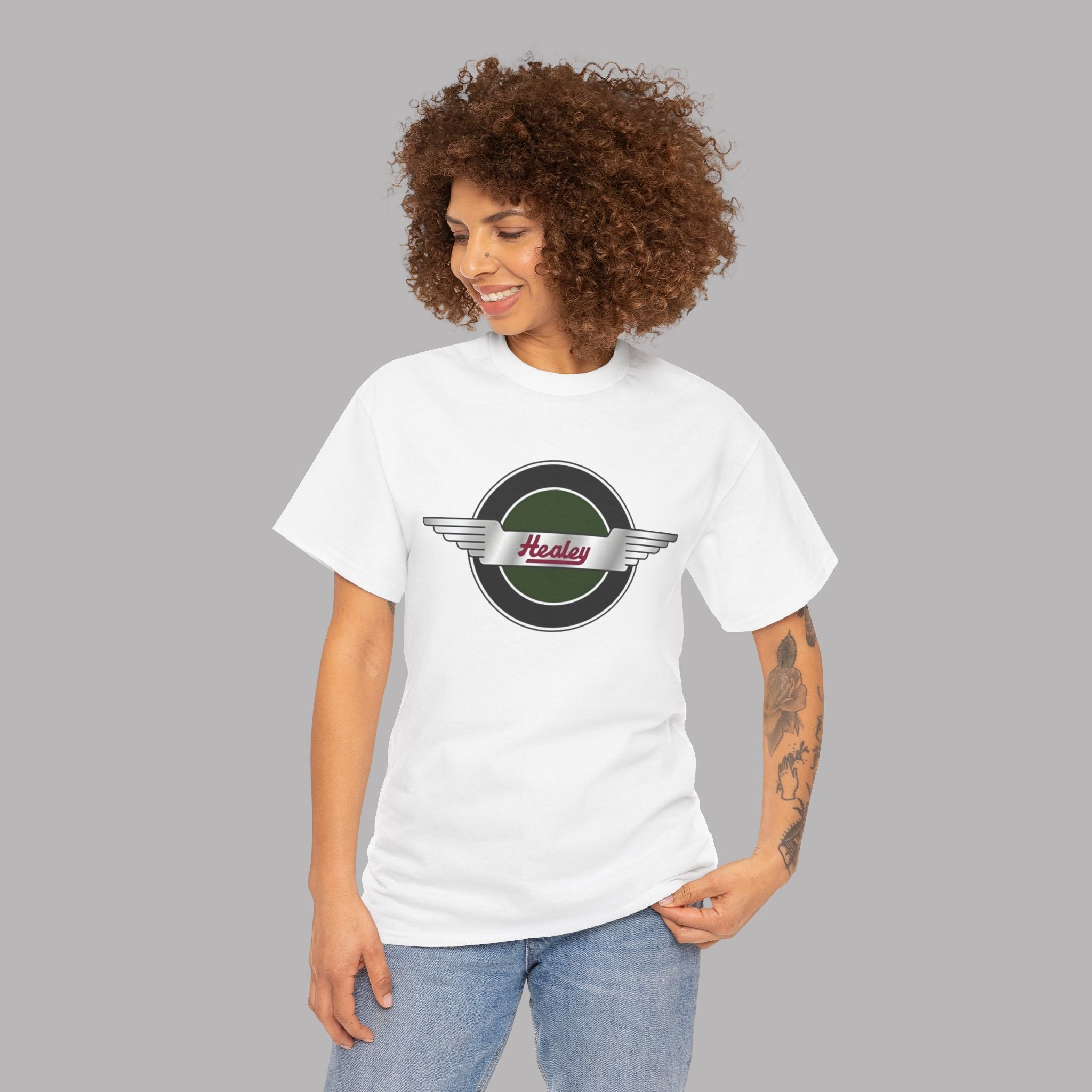 Vintage Healey Badge Tee | Classic Car Enthusiast Gift