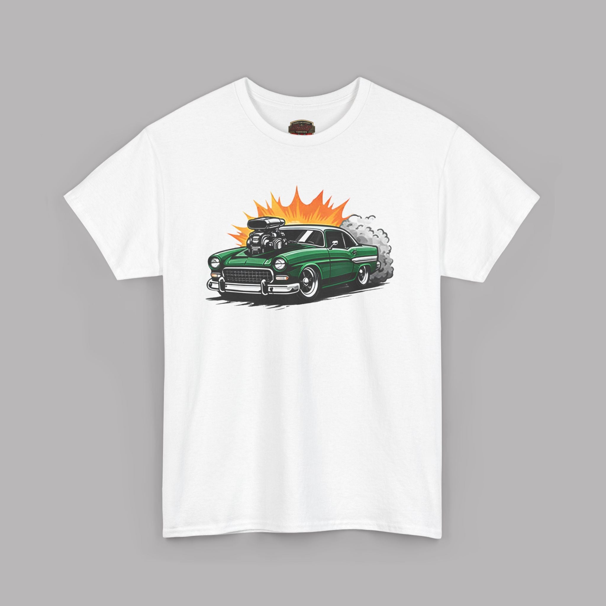 Blown Engine Hot Rod Tee | Retro Muscle Car Graphic Shirt