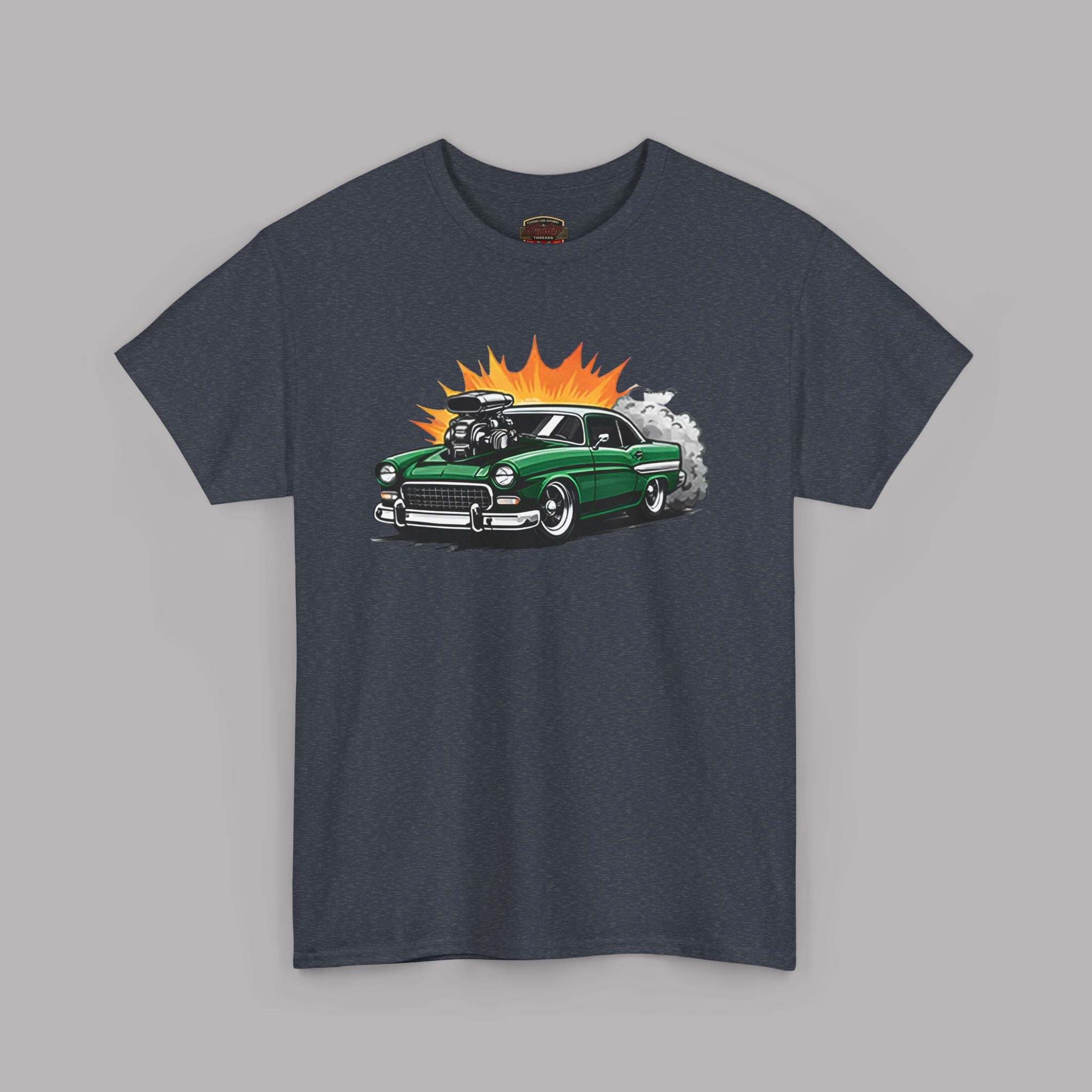Green Chevy Hot Rod Shirt – Vintage Blown Classic Tee