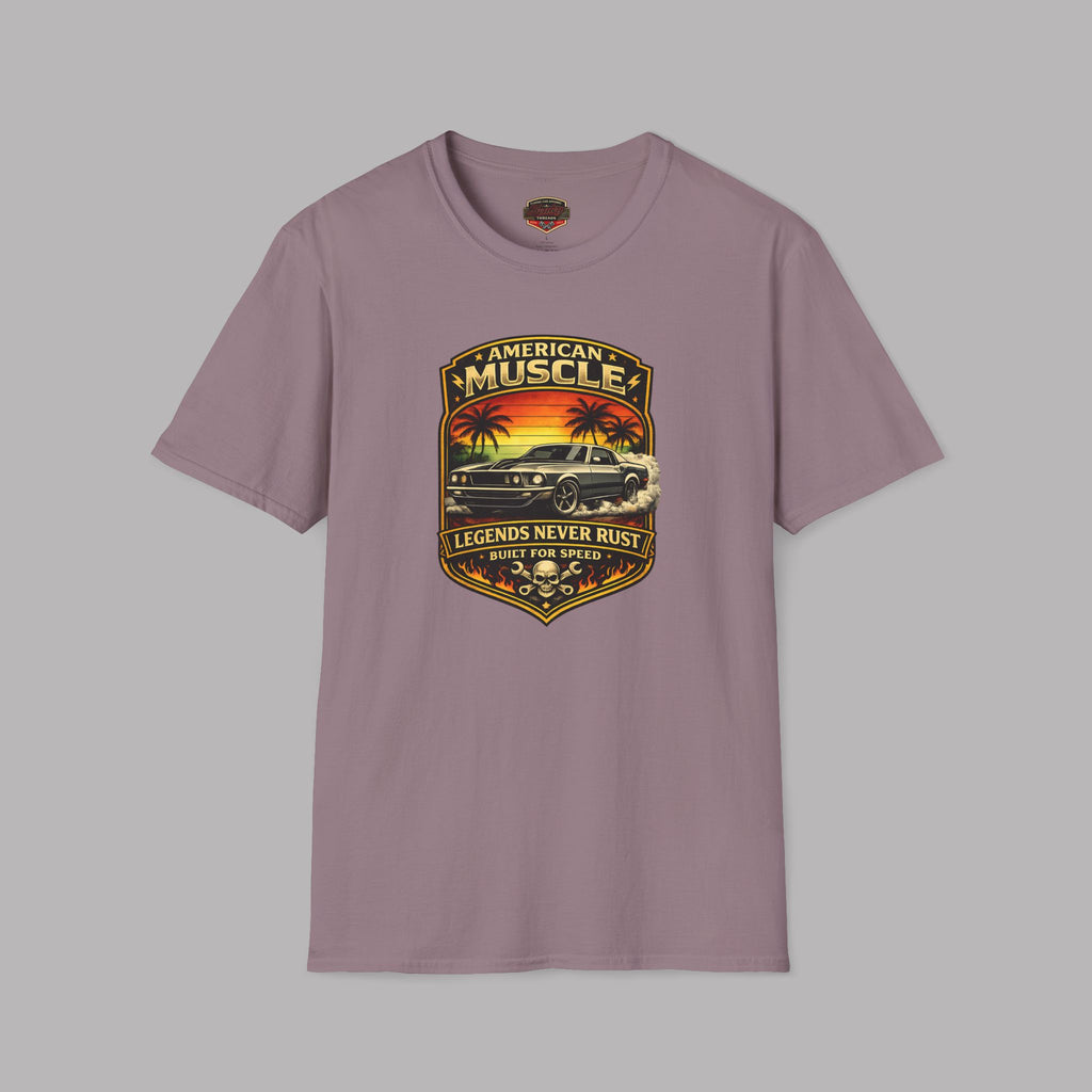 Legends Never Rust American Muscle Tee | Classic Car Shirt