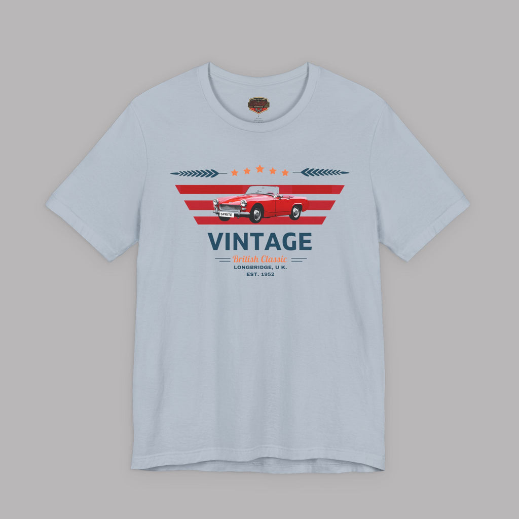 Vintage British Roadster Tee | Retro Classic Car Shirt