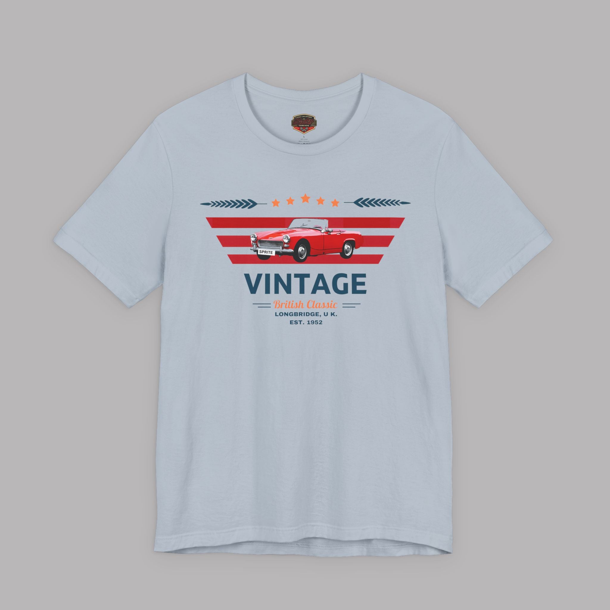 Vintage British Roadster Tee | Retro Classic Car Shirt