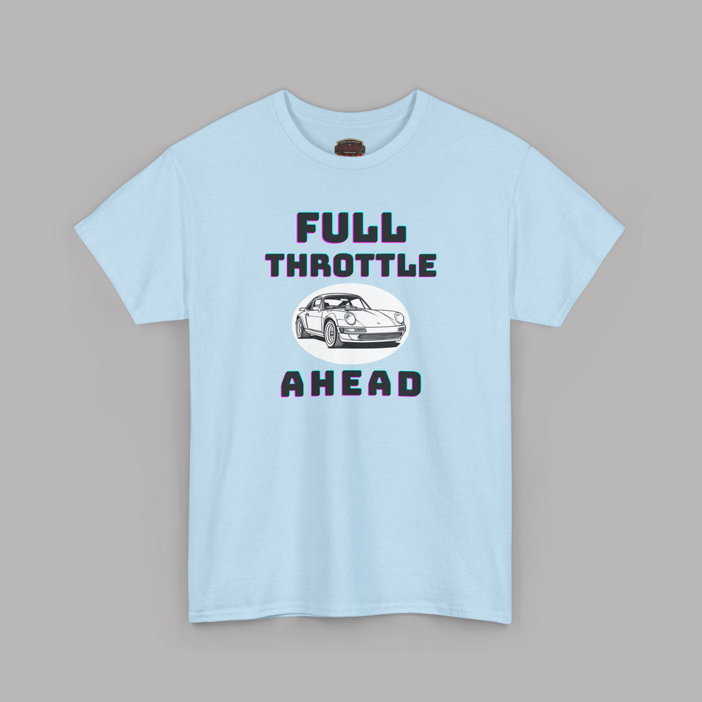 Full Throttle Ahead Tee | Vintage Sports Car Graphic T-Shirt