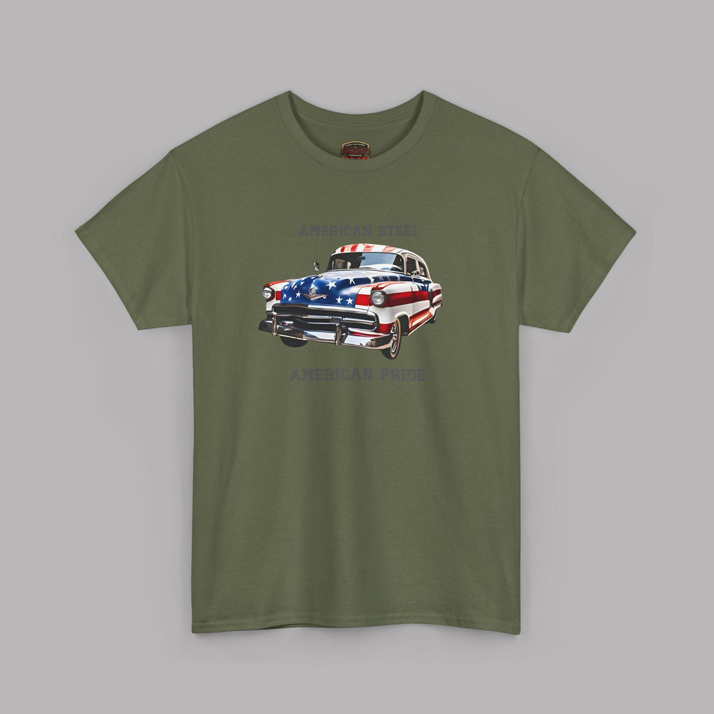 American Steel T-Shirt – Vintage Classic Car Graphic Tee
