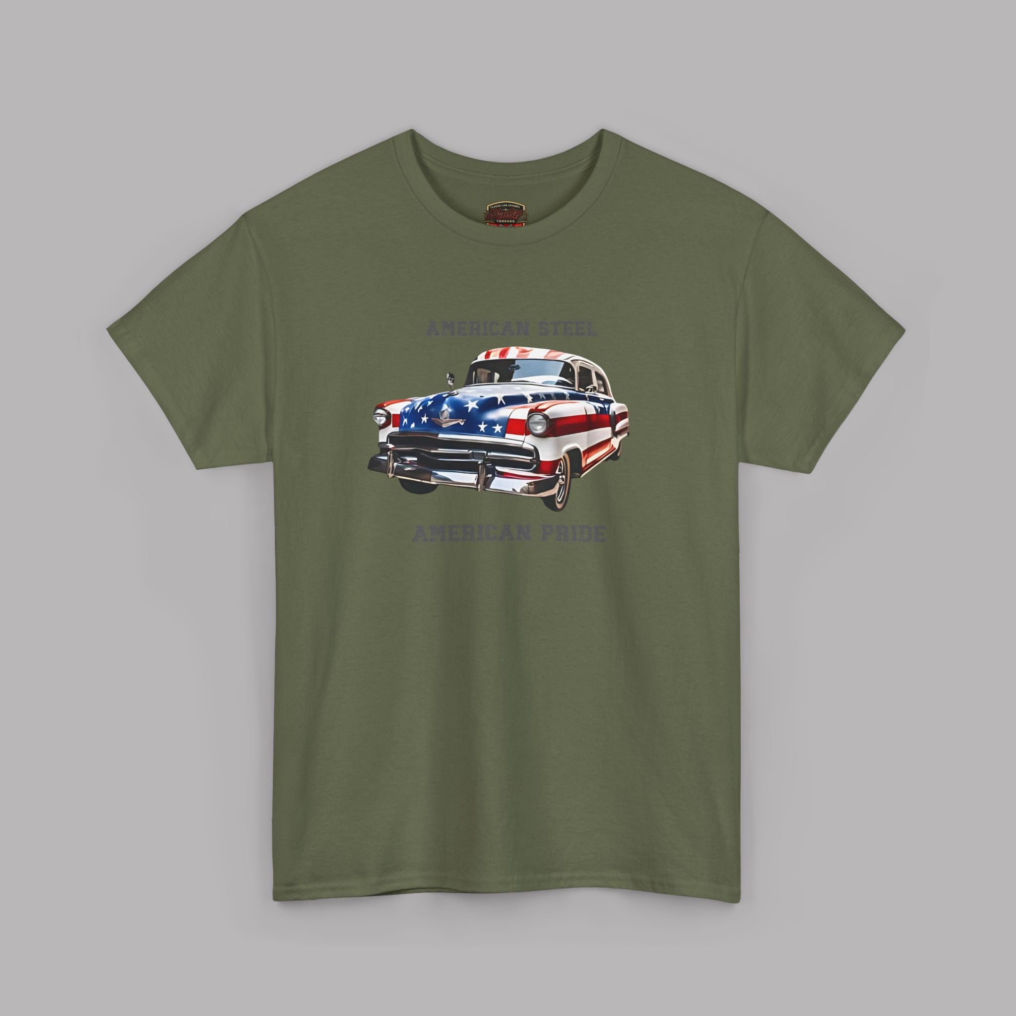 American Steel T-Shirt – Vintage Classic Car Graphic Tee