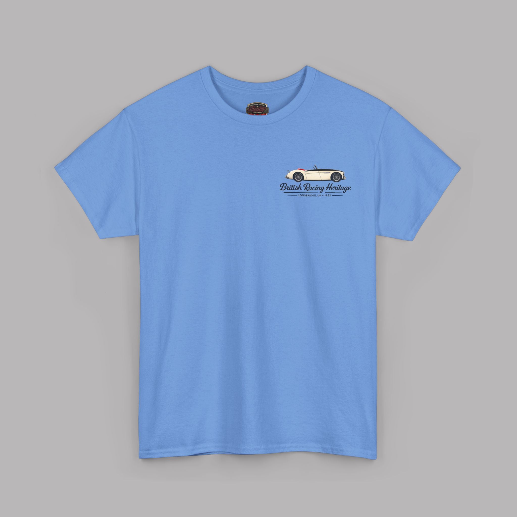 Vintage British Racing Heritage Tee | Classic Roadster Graphic