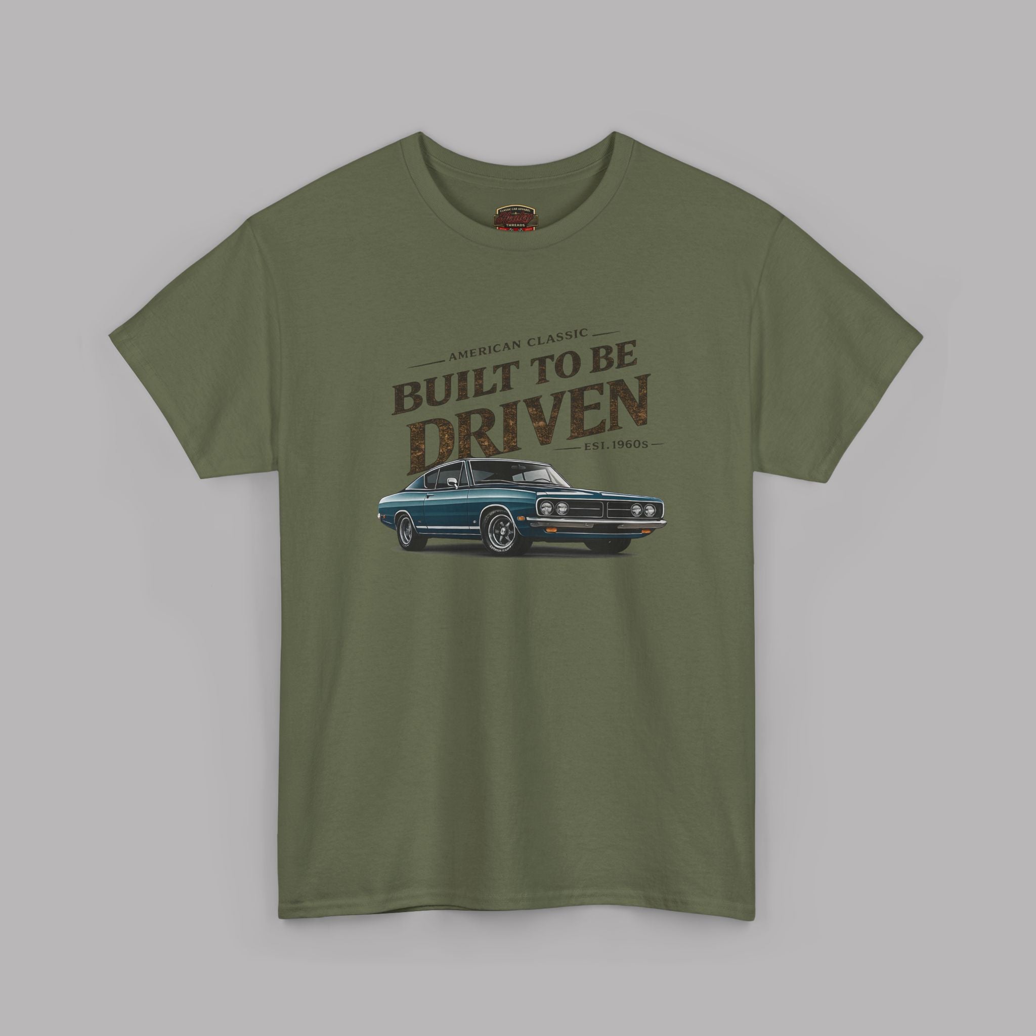 American Classic Muscle Car T-Shirt - Built to Be Driven Tee