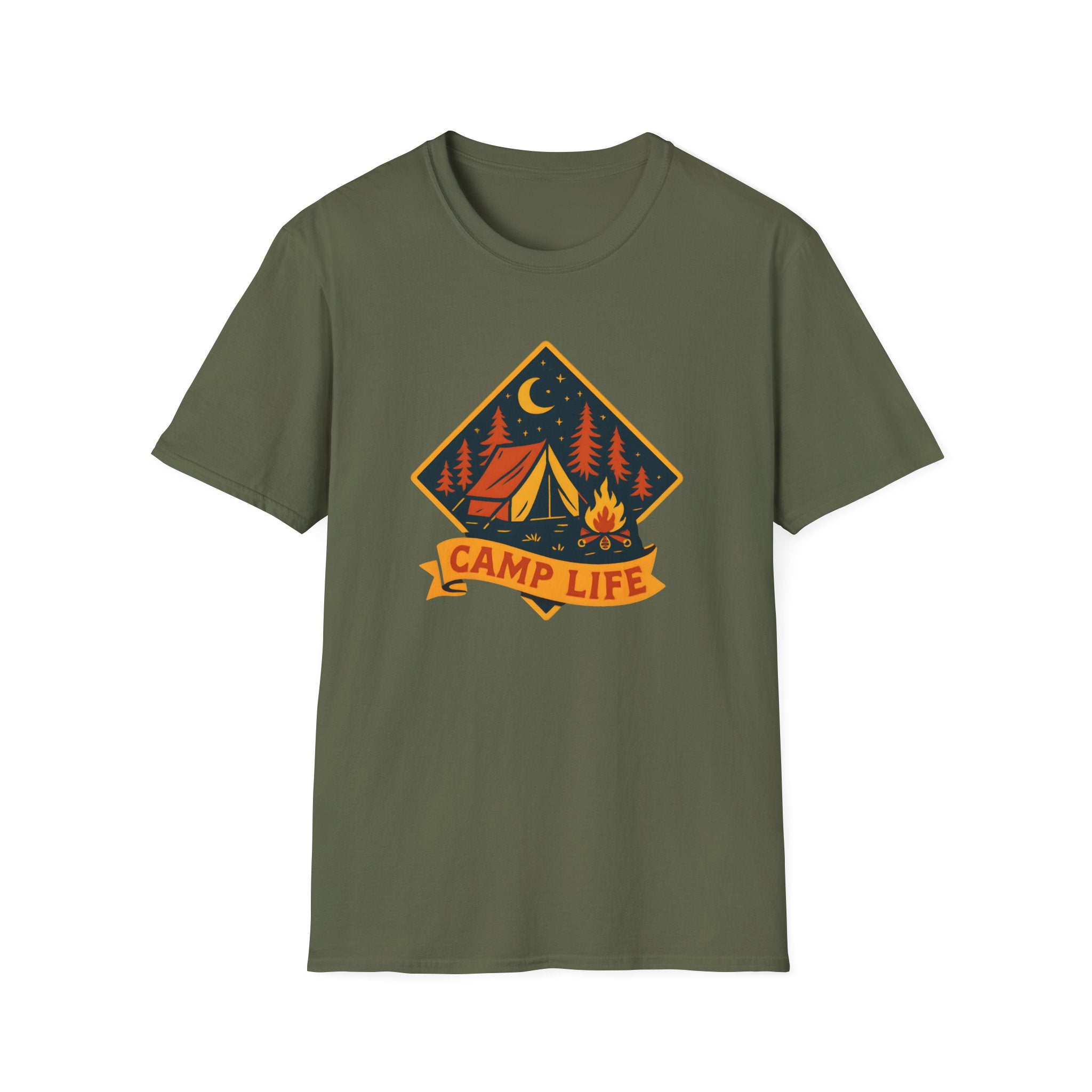 Camping Night Campfire T-Shirt