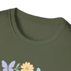 Grow Free Floral Wreath T-Shirt
