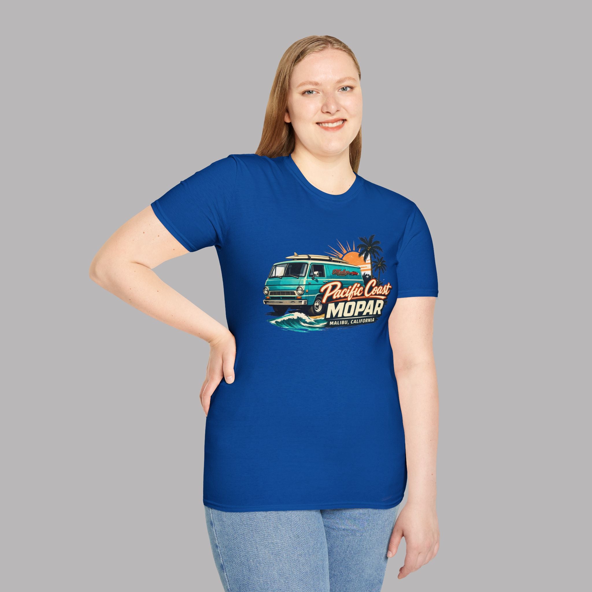 Pacific Coast Mopar Van T-Shirt - Healey Threads Tee