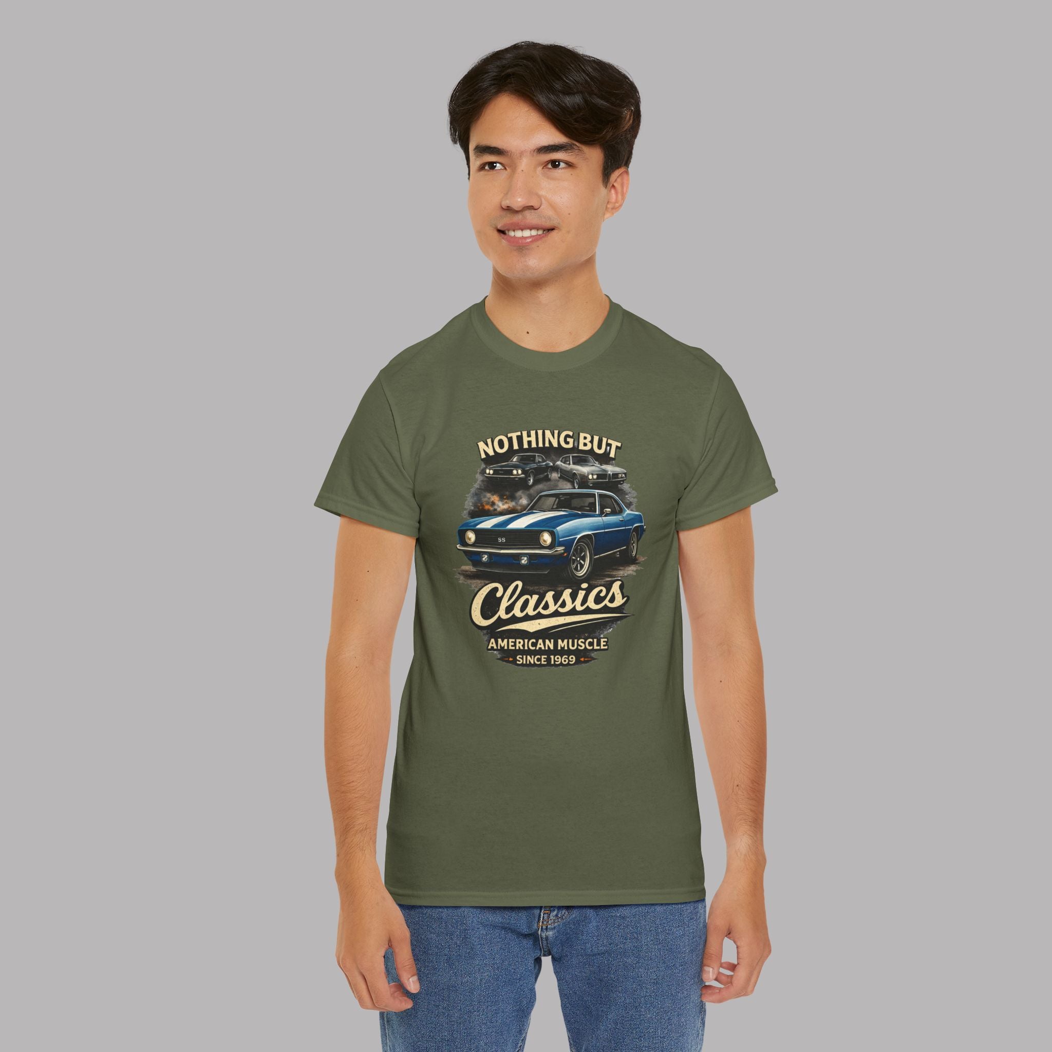 American Muscle Car T-Shirt - Nothing But Classics Since 1969